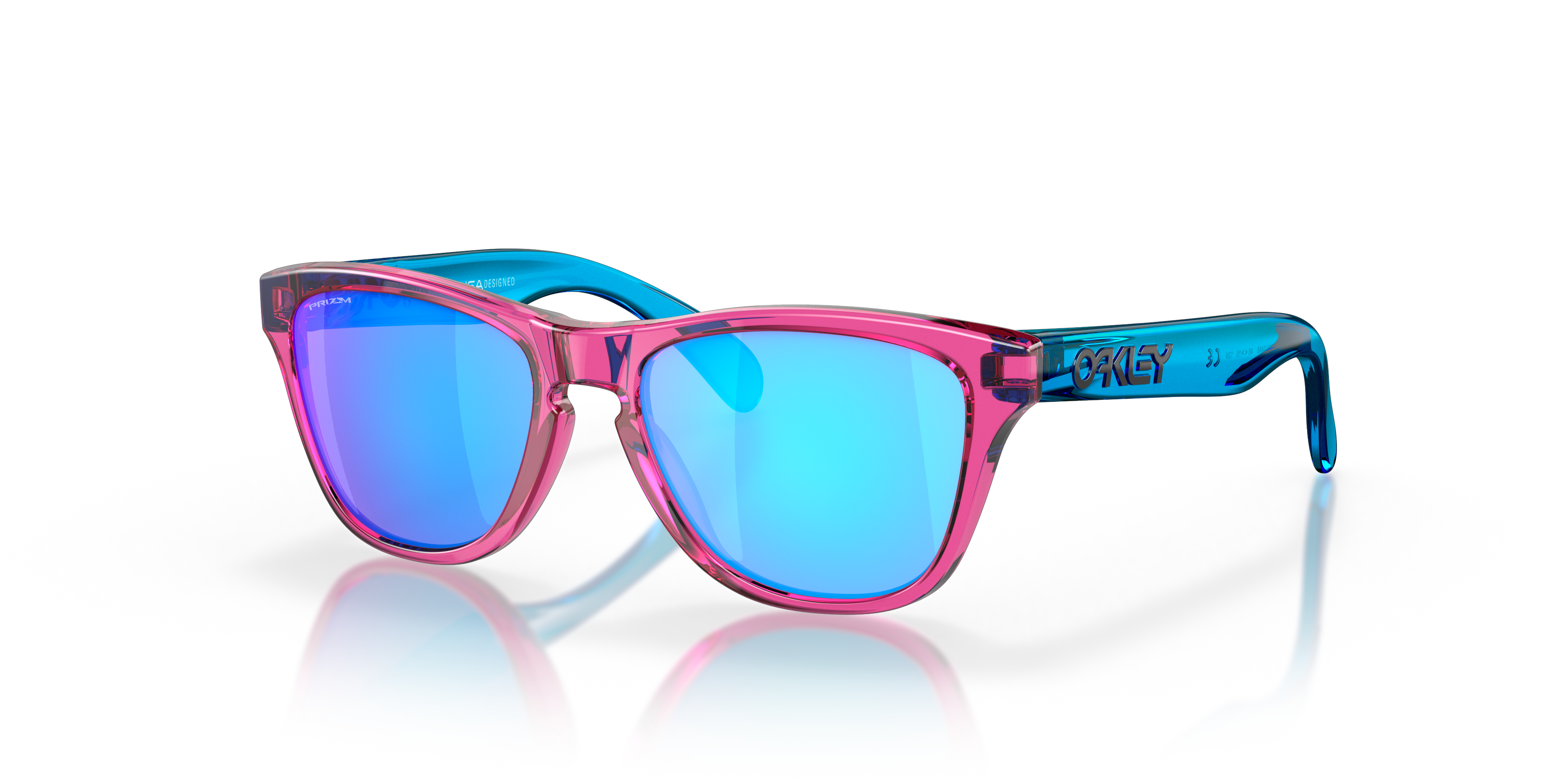 Oakley OJ9009 Frogskins XXS (Youth Fit) Square Kids Sunglasses - Acid Green