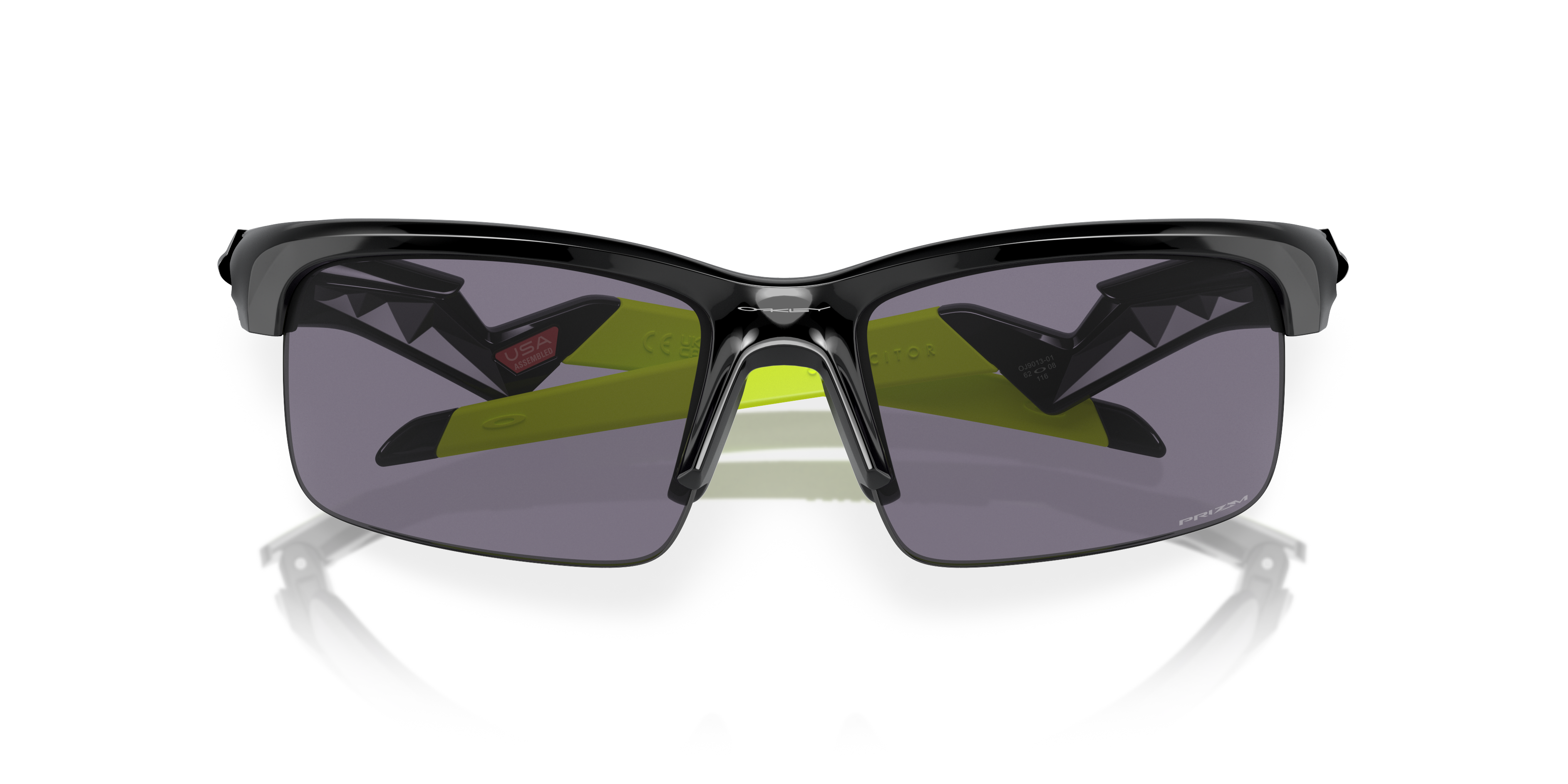 Oakley OJ9013 Capacitor (Youth Fit) Rectangle Kids Sunglasses - Polished Black