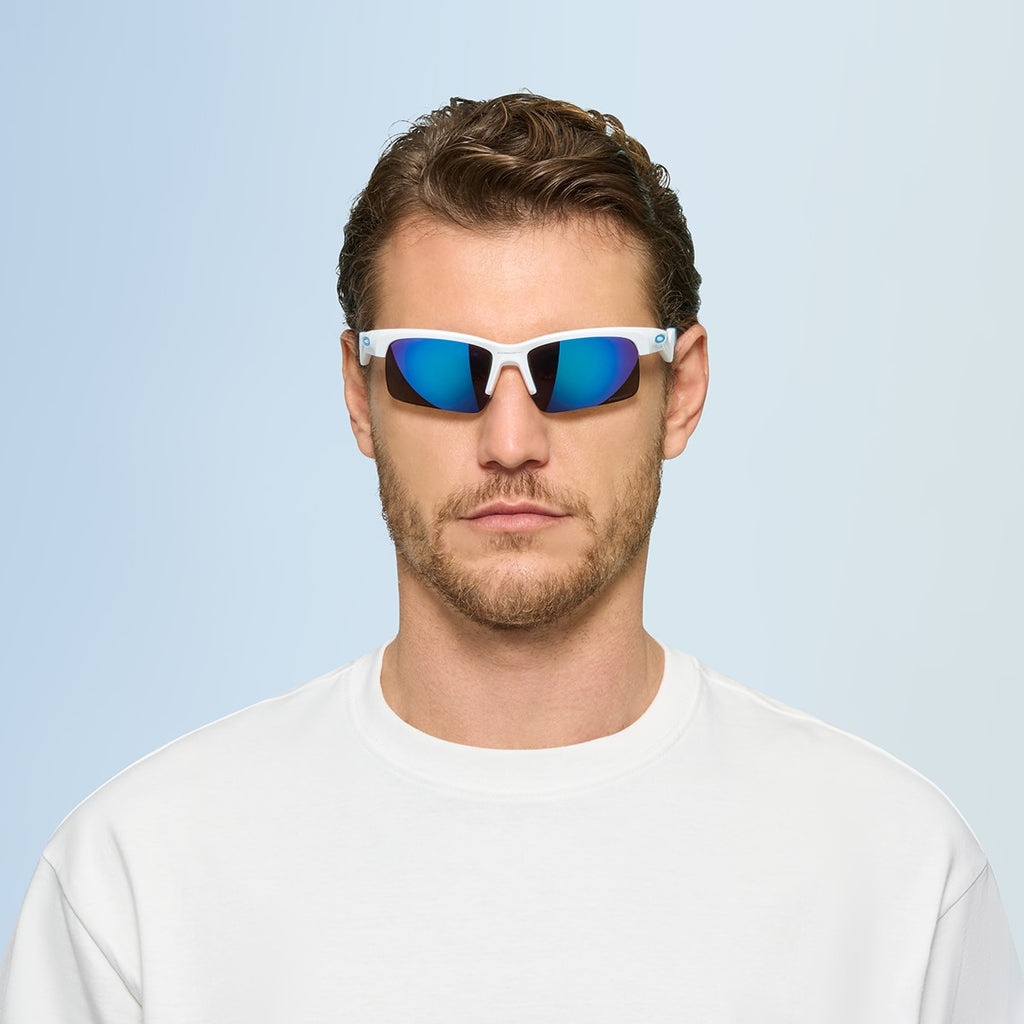 Oakley OJ9013 Capacitor (Youth Fit) Rectangle Kids Sunglasses - Polished White