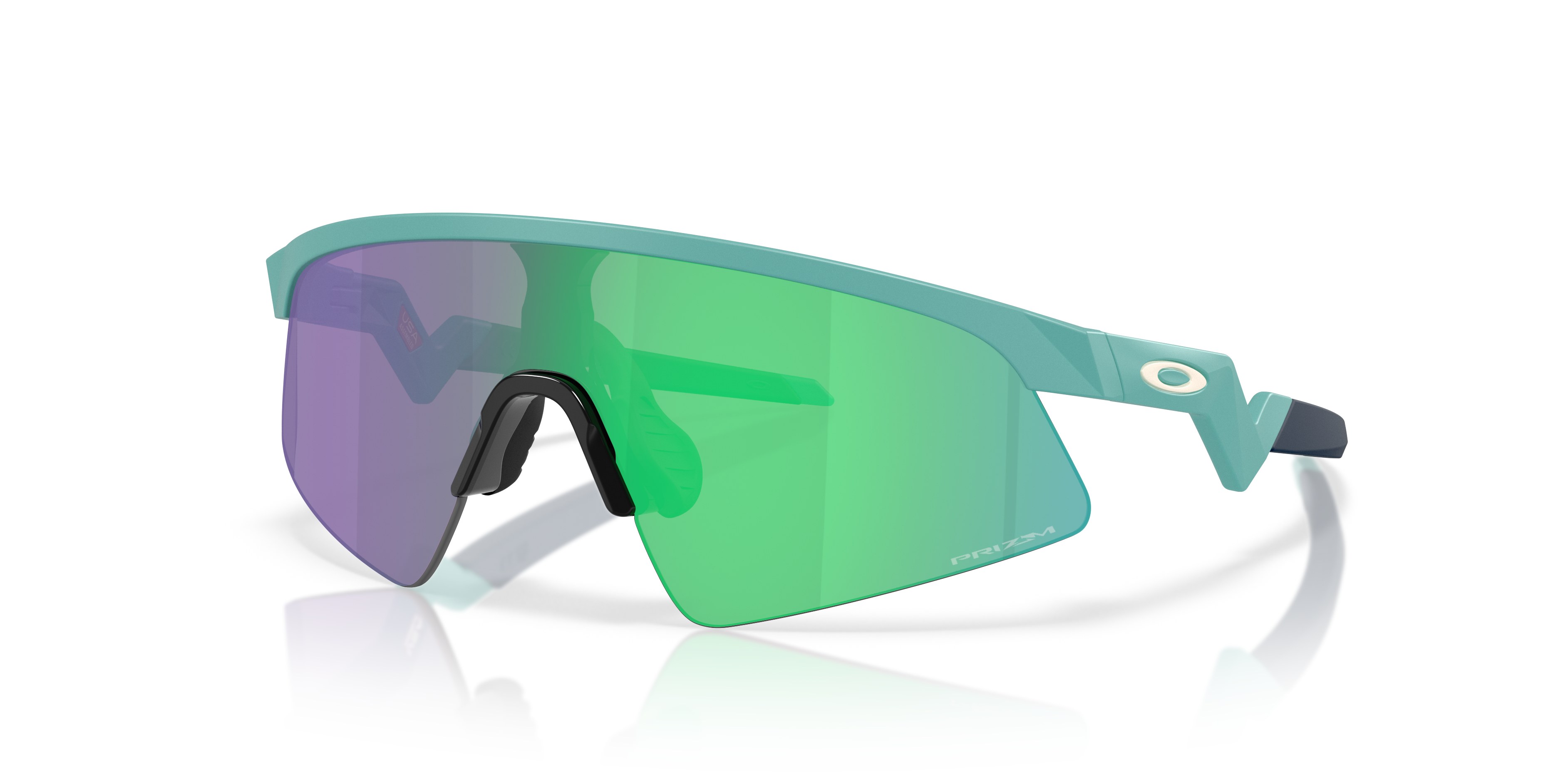 Oakley OJ9015 Resistor Sweep (Youth Fit) Rectangle Kids Sunglasses - Polished Sky Blue