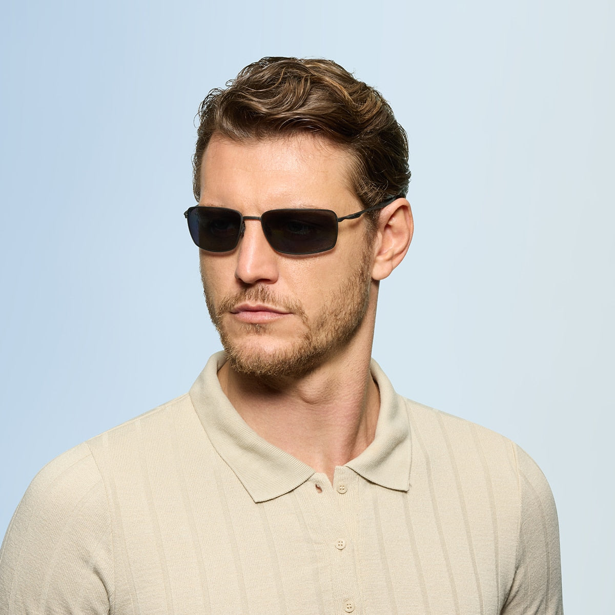 Oakley OO4075 Square Wire Rectangle Sunglasses