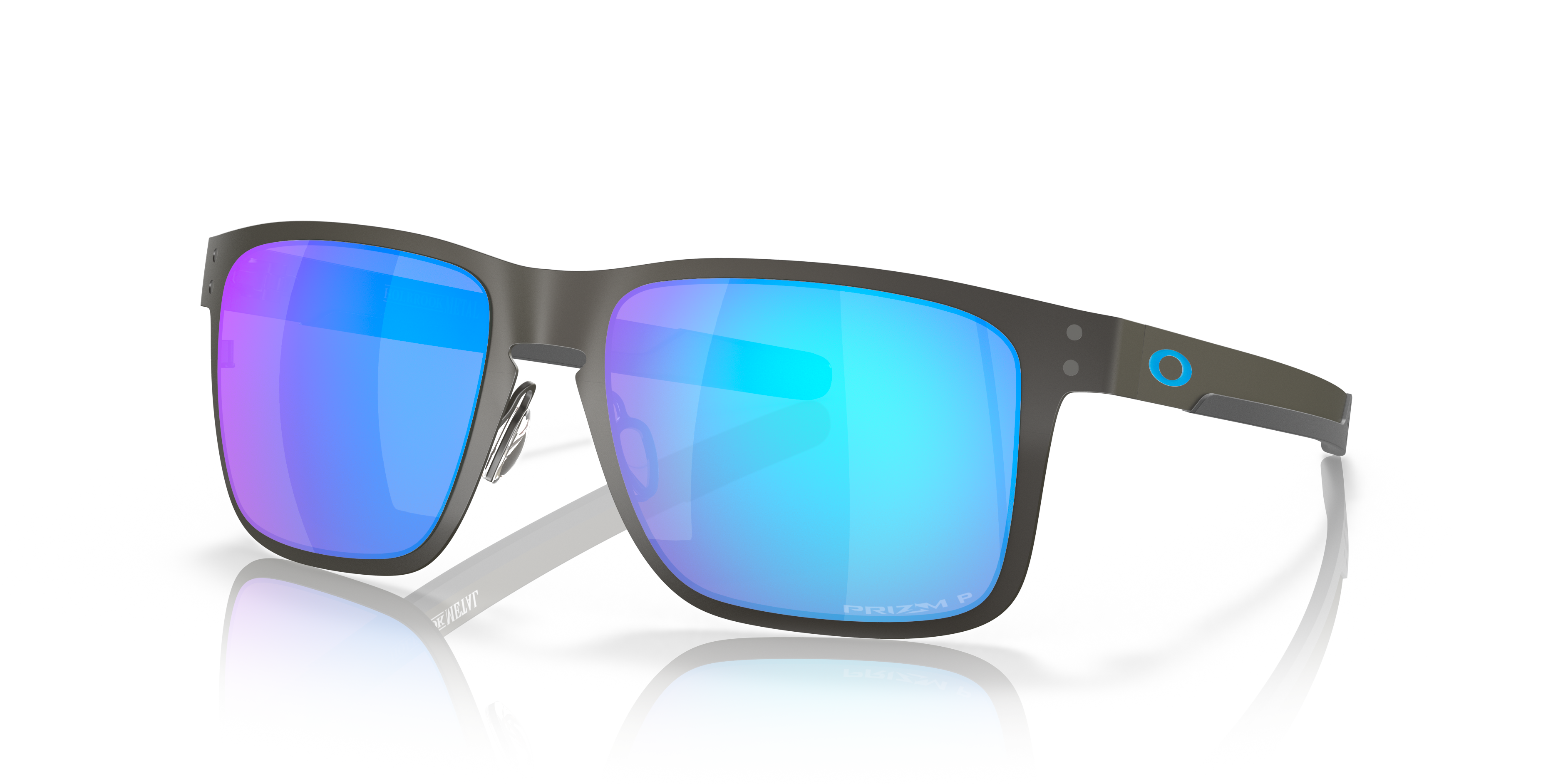 Oakley OO4123 Holbrook Metal Square Sunglasses - Matte Gunmetal