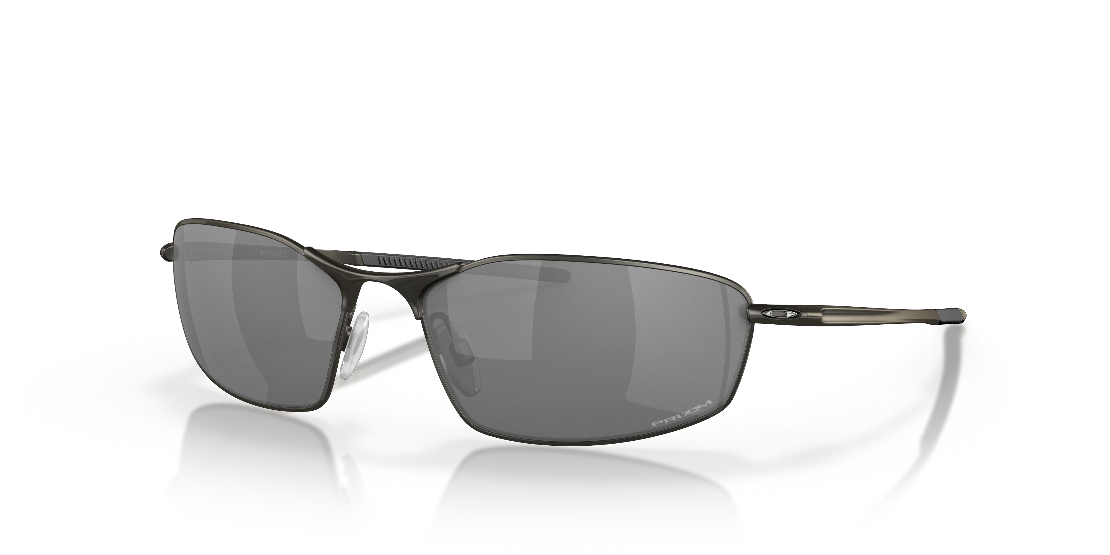 Oakley OO4141 Whisker Oval Sunglasses - Satin Black