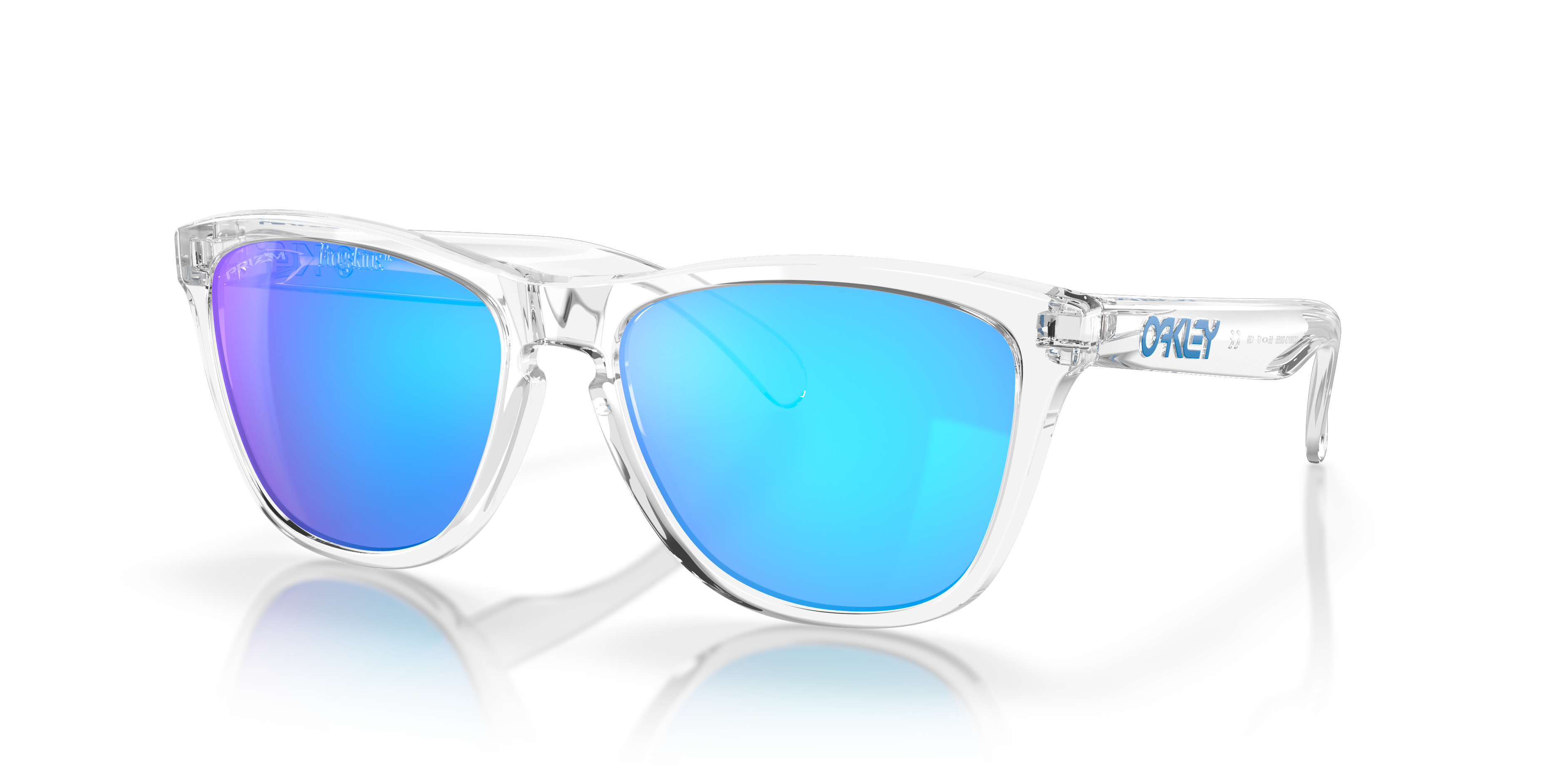 Oakley OO9013 Frogskins Square Sunglasses - Crystal Clear