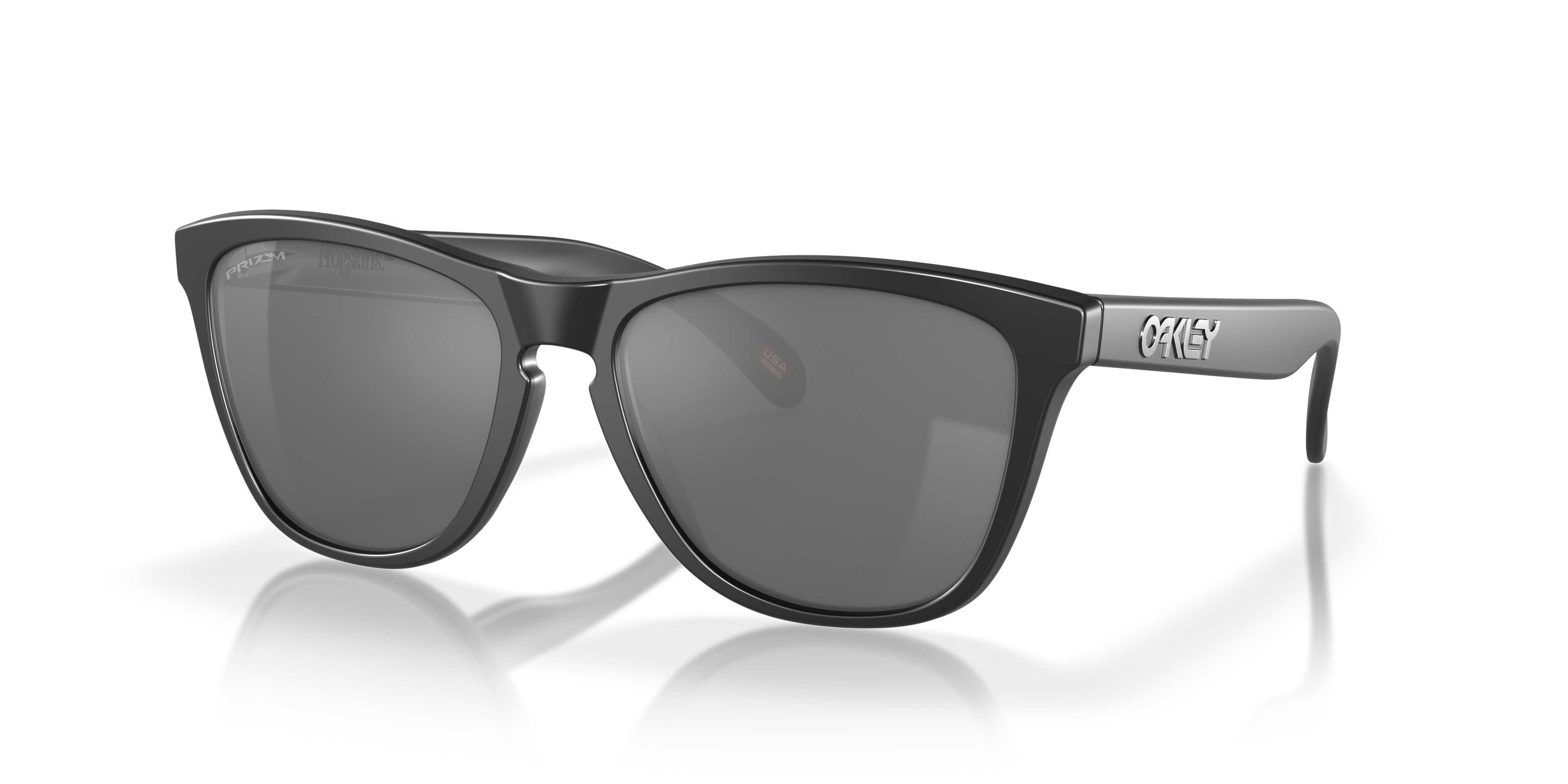 Oakley OO9013 Frogskins Square Sunglasses - Polished Black