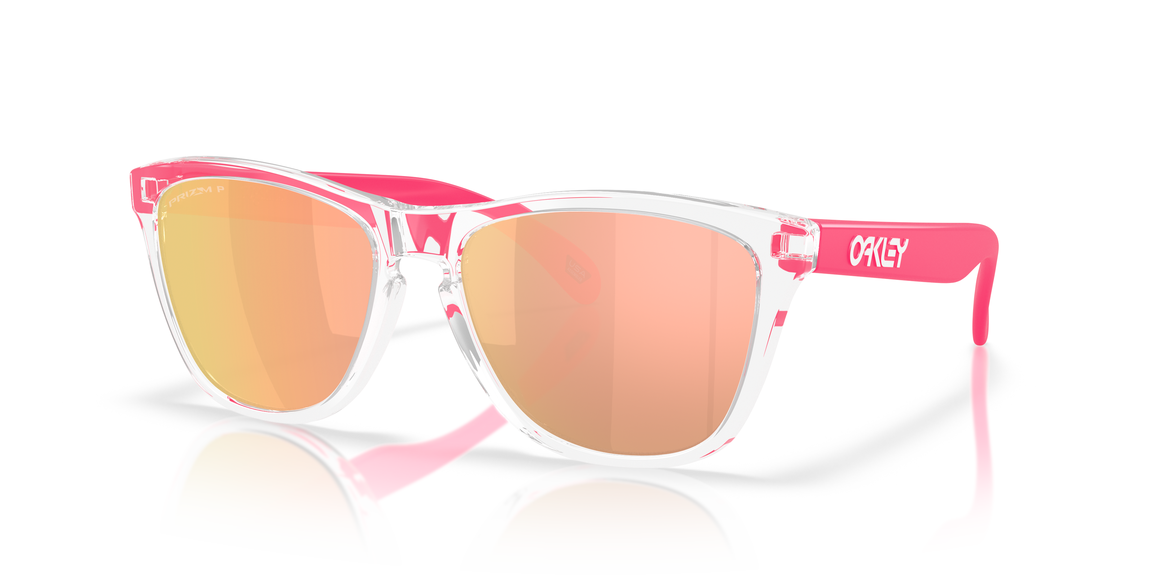 Oakley OO9013 Frogskins Neon Pop Collection Square Sunglasses