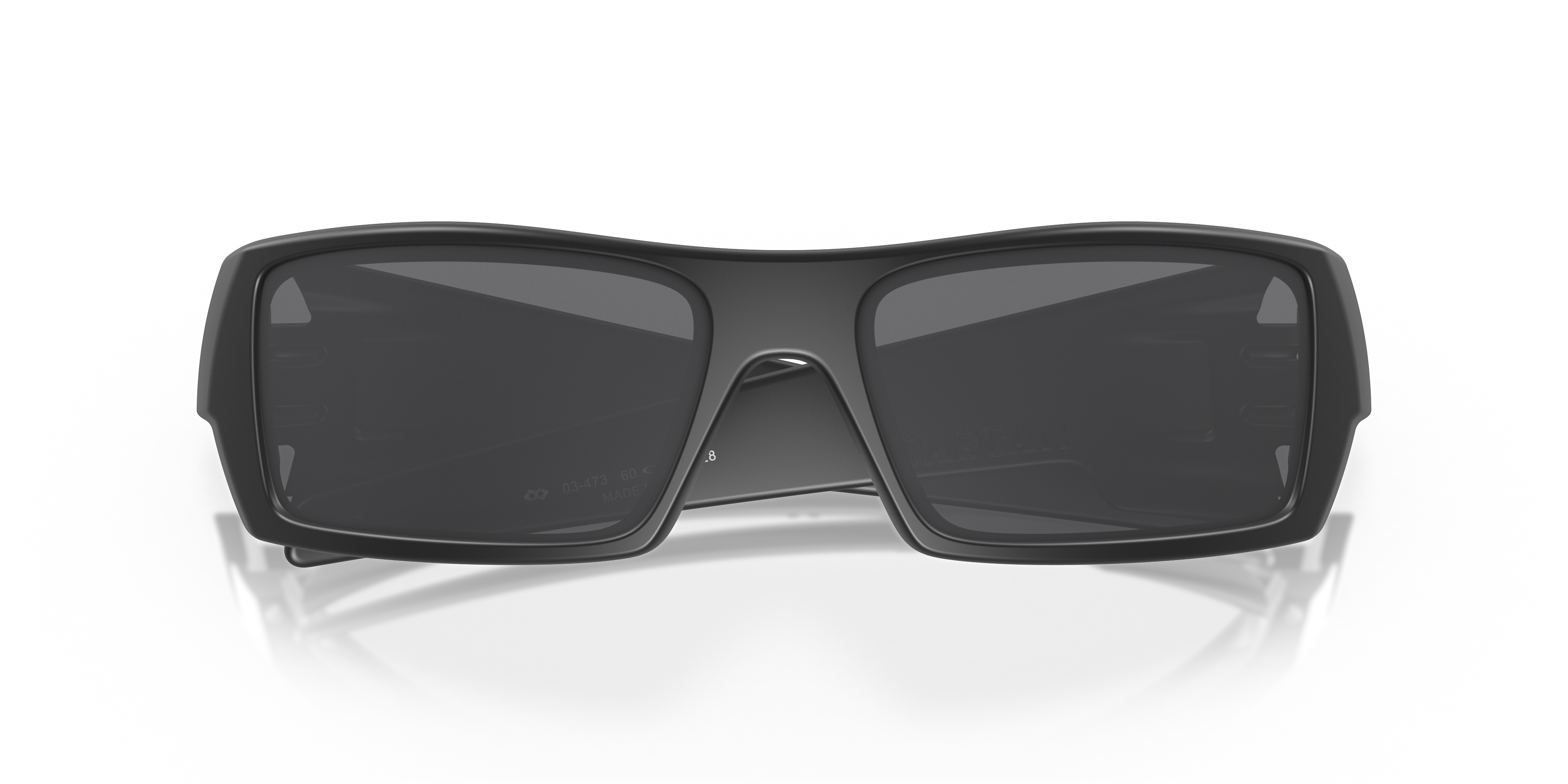 Oakley OO9014 Gascan Rectangle Sunglasses - Matte Black