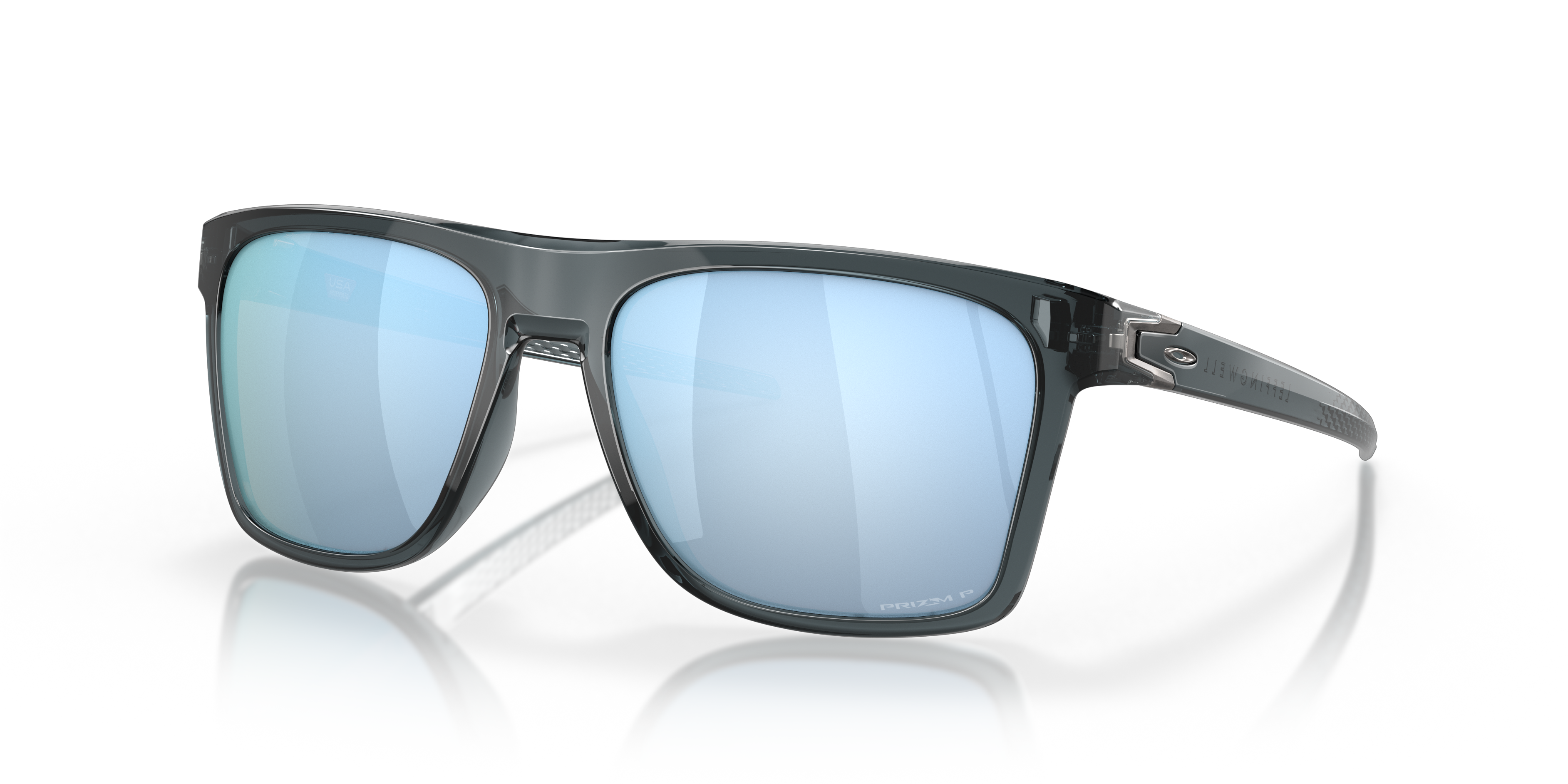 Oakley OO9100 Leffingwell Rectangle Sunglasses