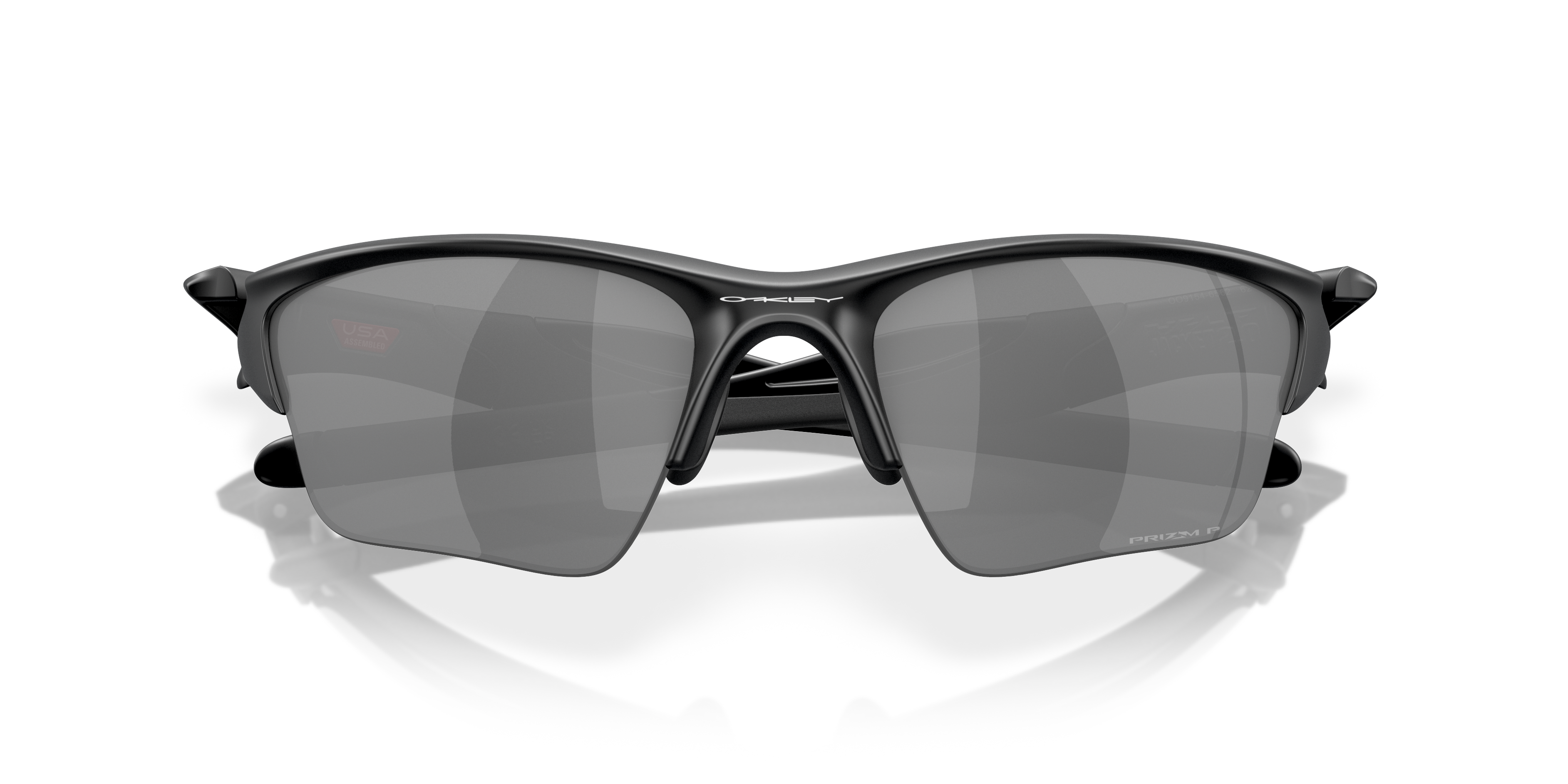 Oakley OO9154 Half Jacket 2.0 XL Rectangle Sunglasses - Polished Black
