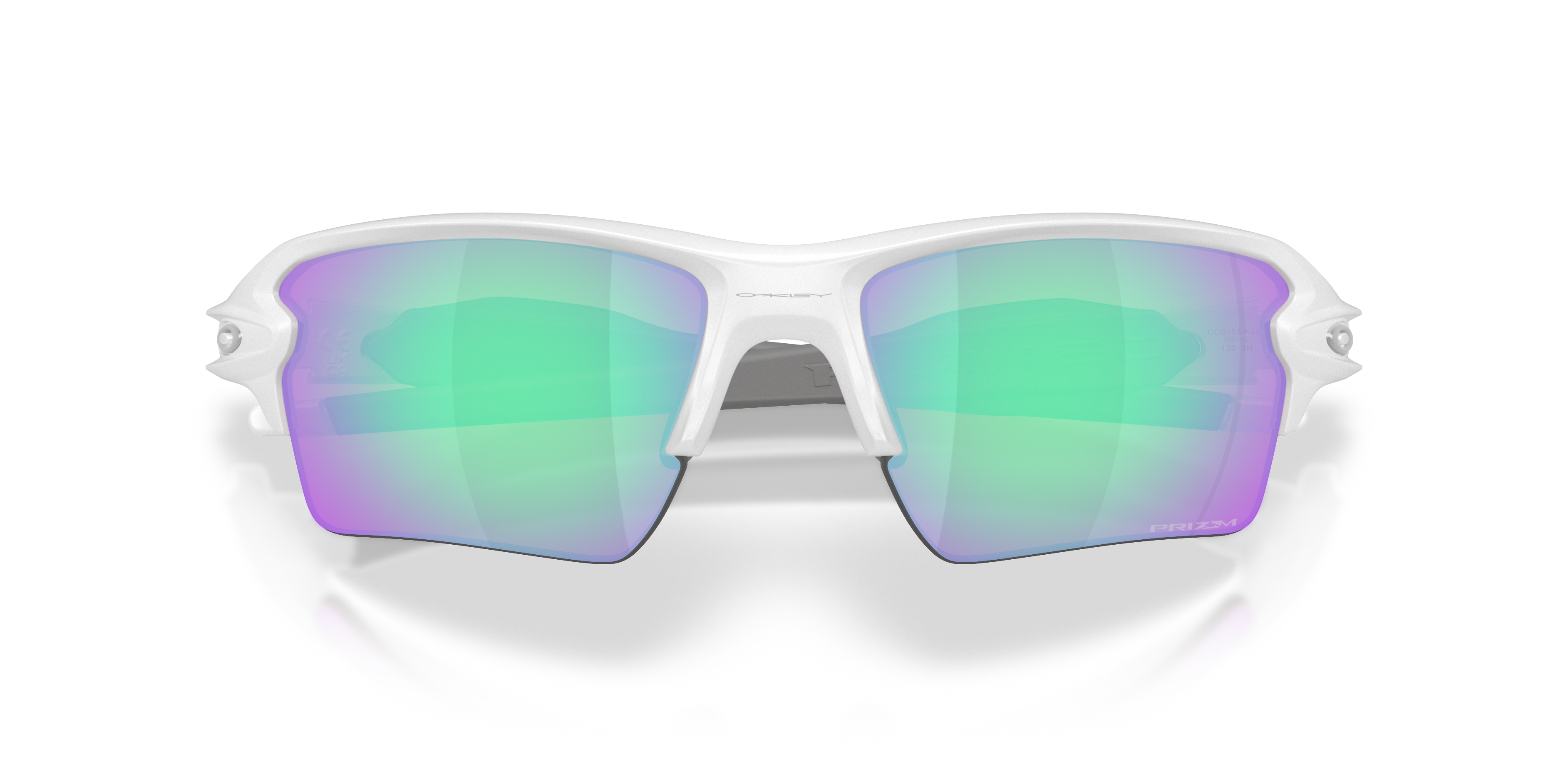 Oakley OO9188 Flak 2.0 XL On The Green Collection Rectangle Sunglasses - Matte White