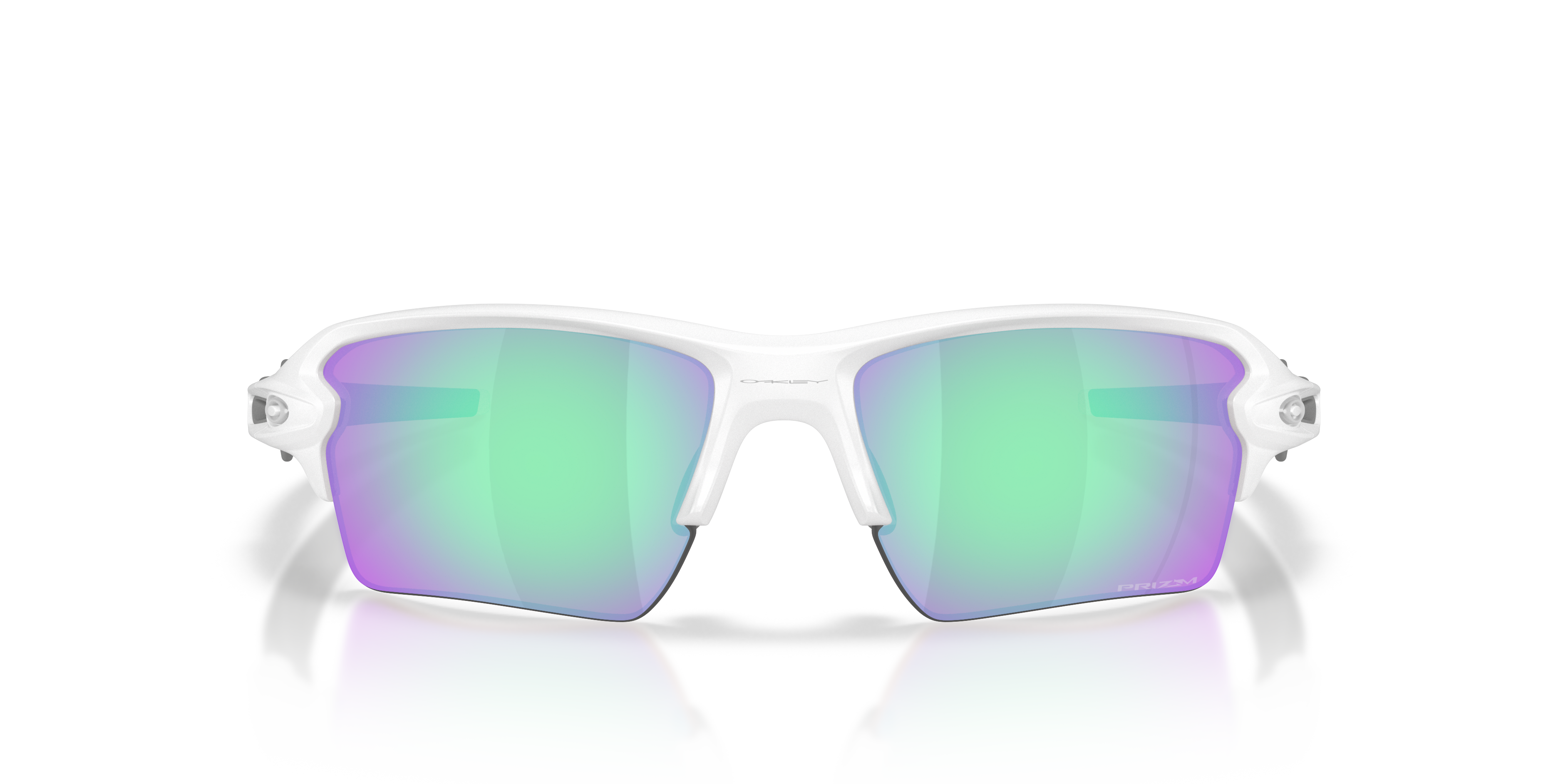 Oakley OO9188 Flak 2.0 XL On The Green Collection Rectangle Sunglasses - Matte White