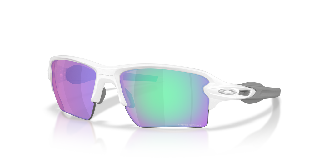 Oakley OO9188 Flak 2.0 XL On The Green Collection Rectangle Sunglasses - Matte White
