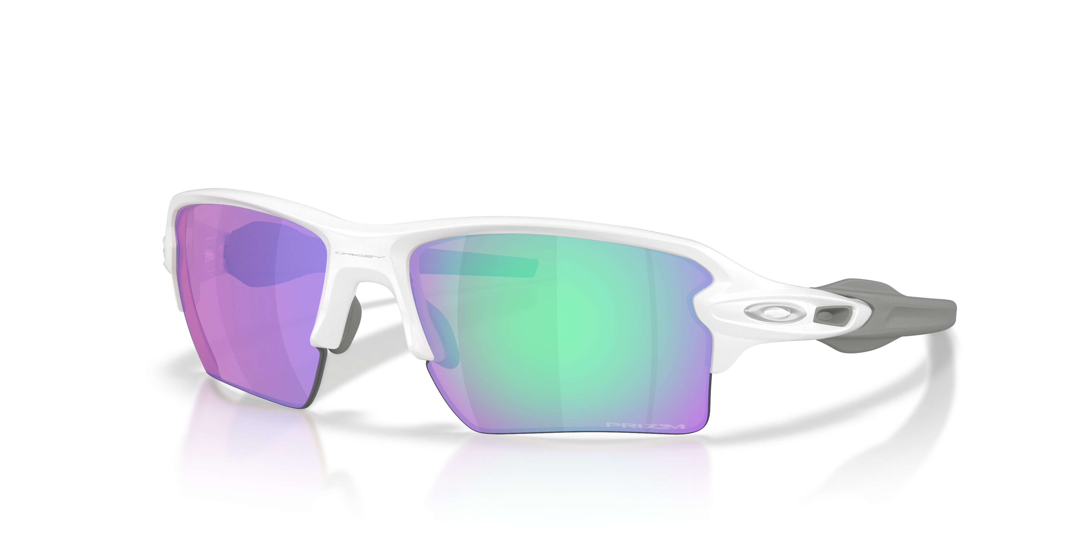 Oakley OO9188 Flak 2.0 XL On The Green Collection Rectangle Sunglasses - Matte White