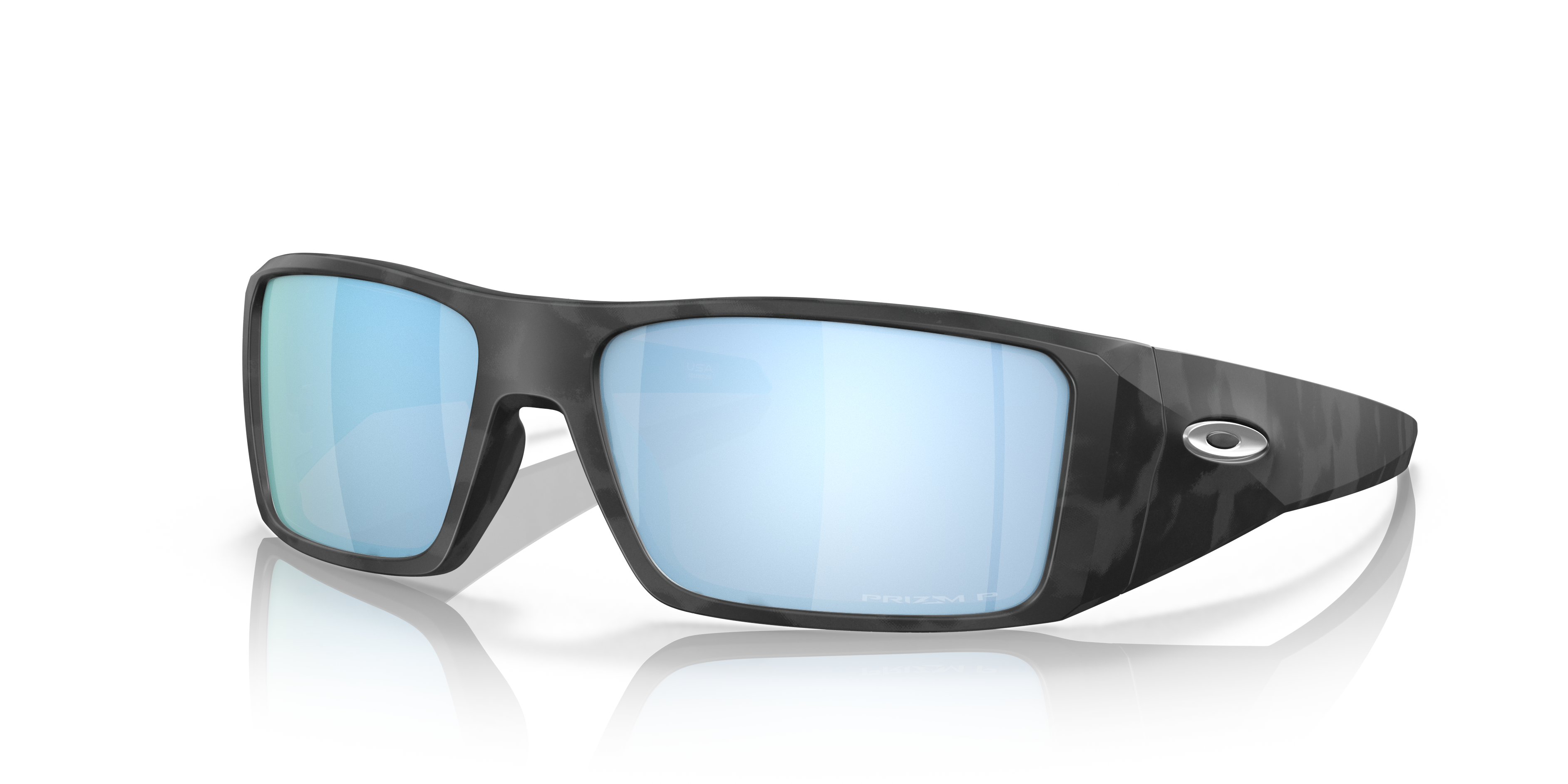 Oakley OO9231 Heliostat Rectangle Sunglasses - Matte Black Camo