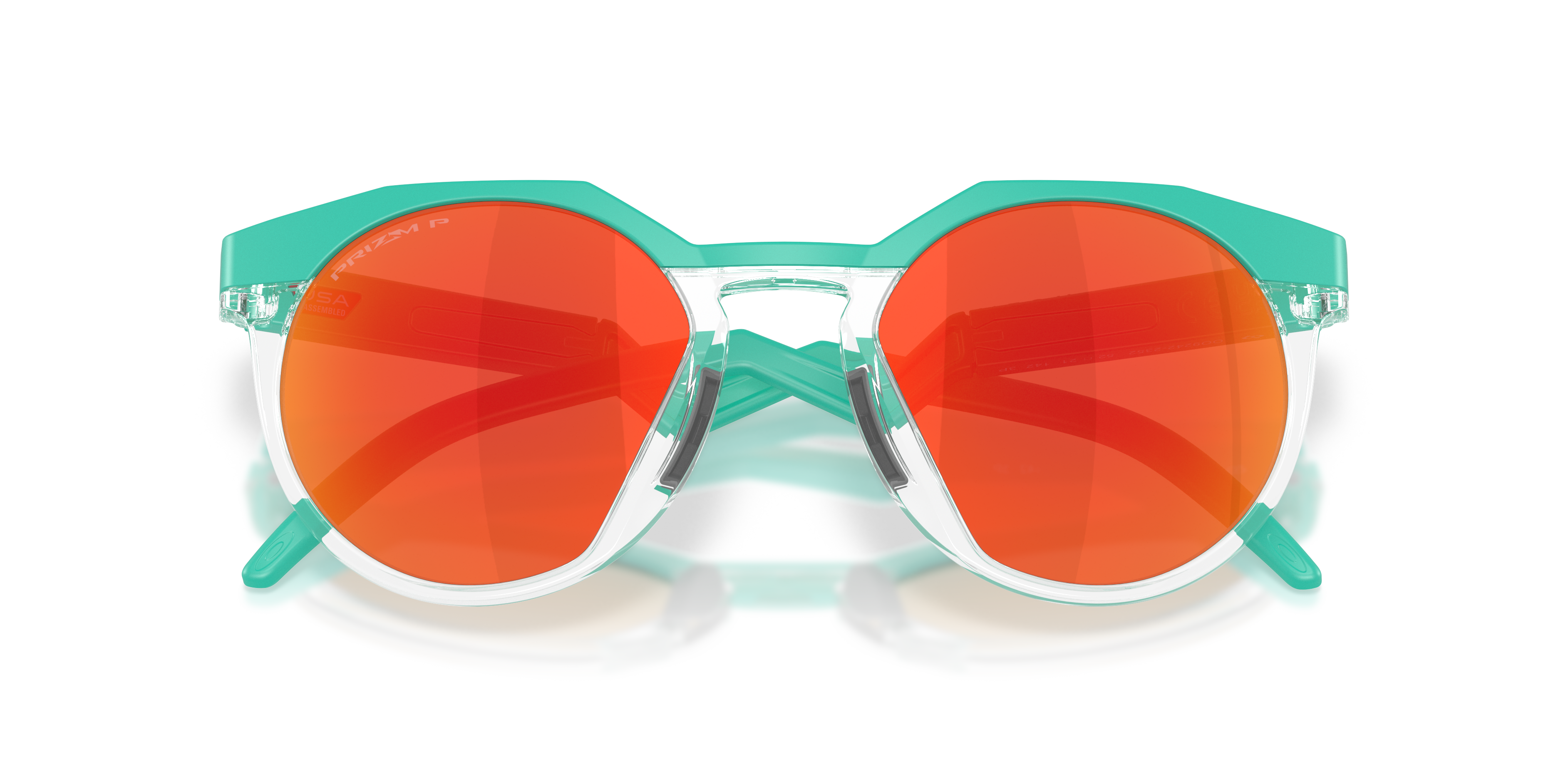 Oakley OO9242 HSTN Neon Pop Collection Round Sunglasses