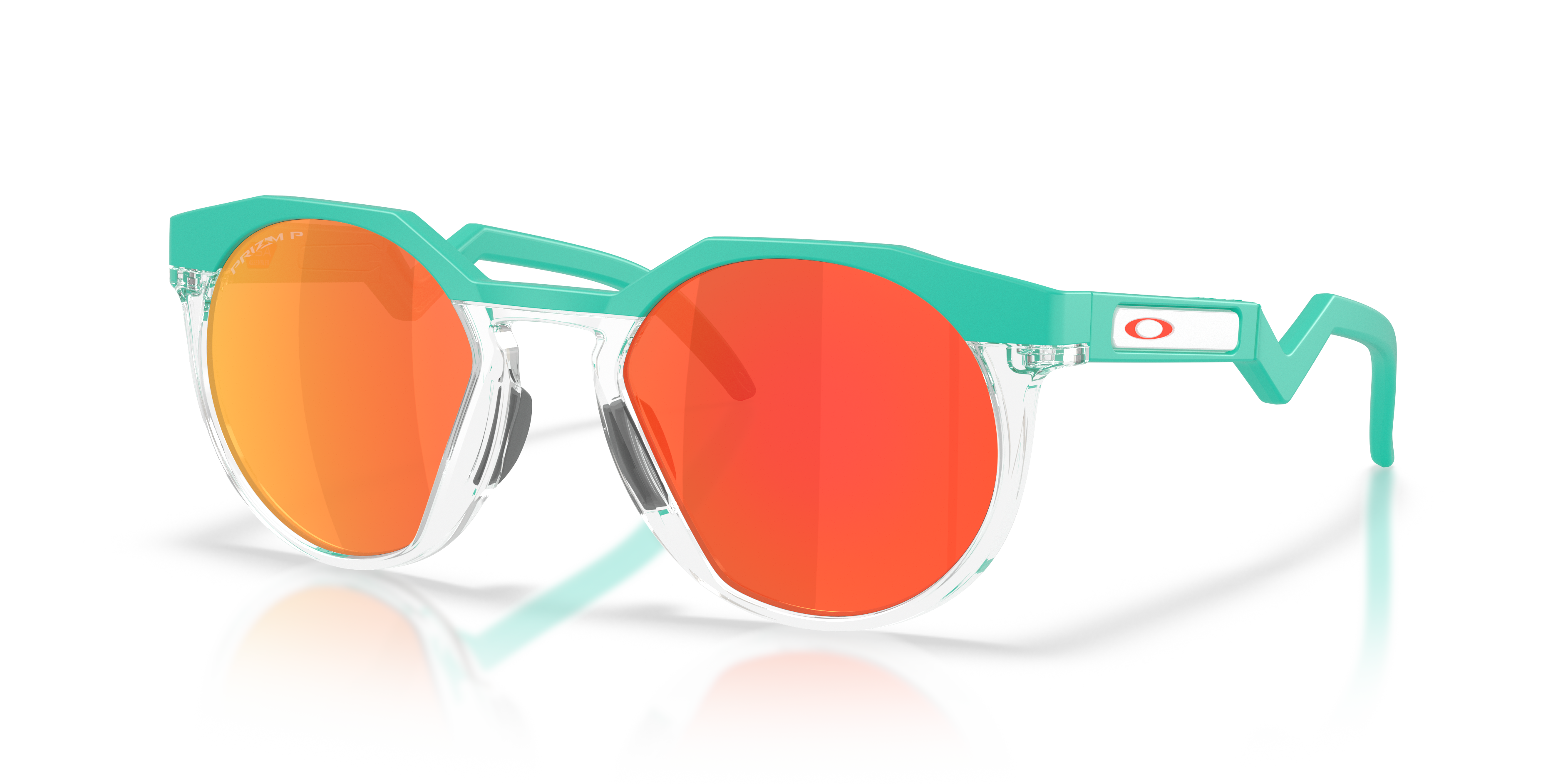 Oakley OO9242 HSTN Neon Pop Collection Round Sunglasses