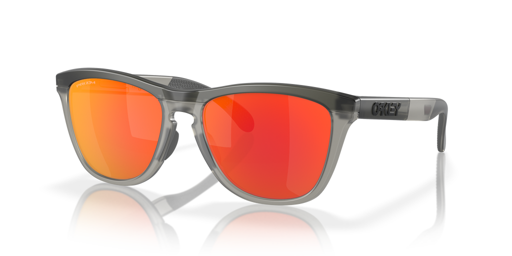 Oakley OO9284 Frogskins Range Round Sunglasses - Matte Grey Smoke Grey Ink