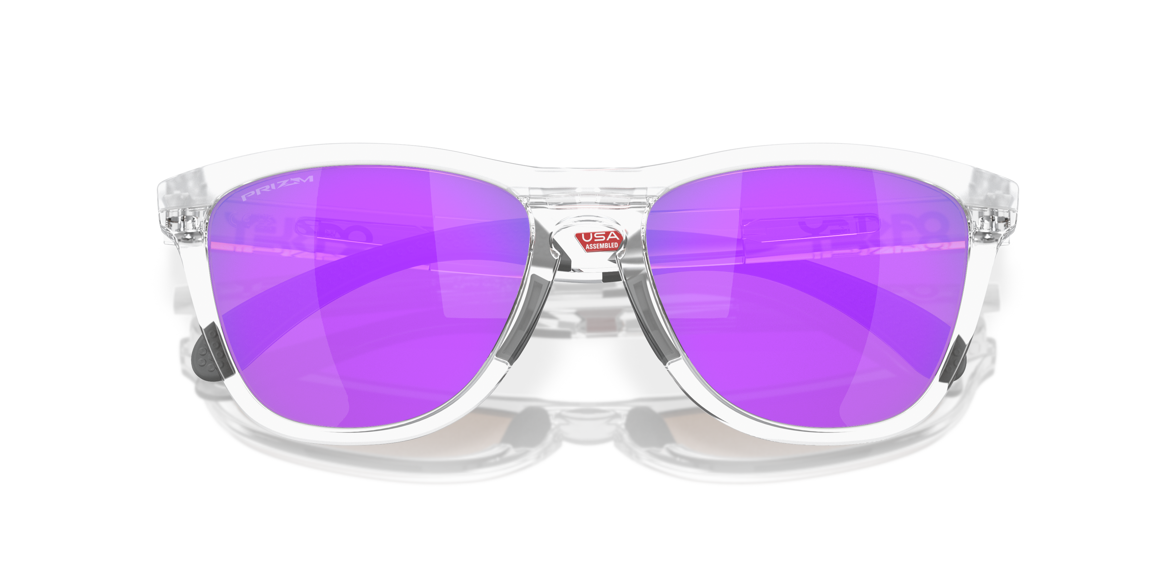 Oakley OO9284 Frogskins Range Round Sunglasses - Matte Clear