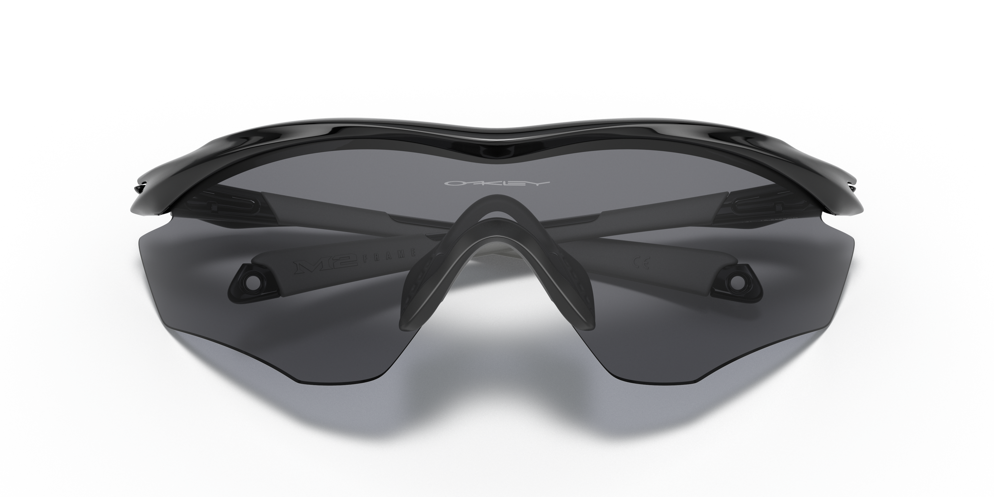 Oakley OO9343 M2 Frame XL Shield Sunglasses - Polished Black