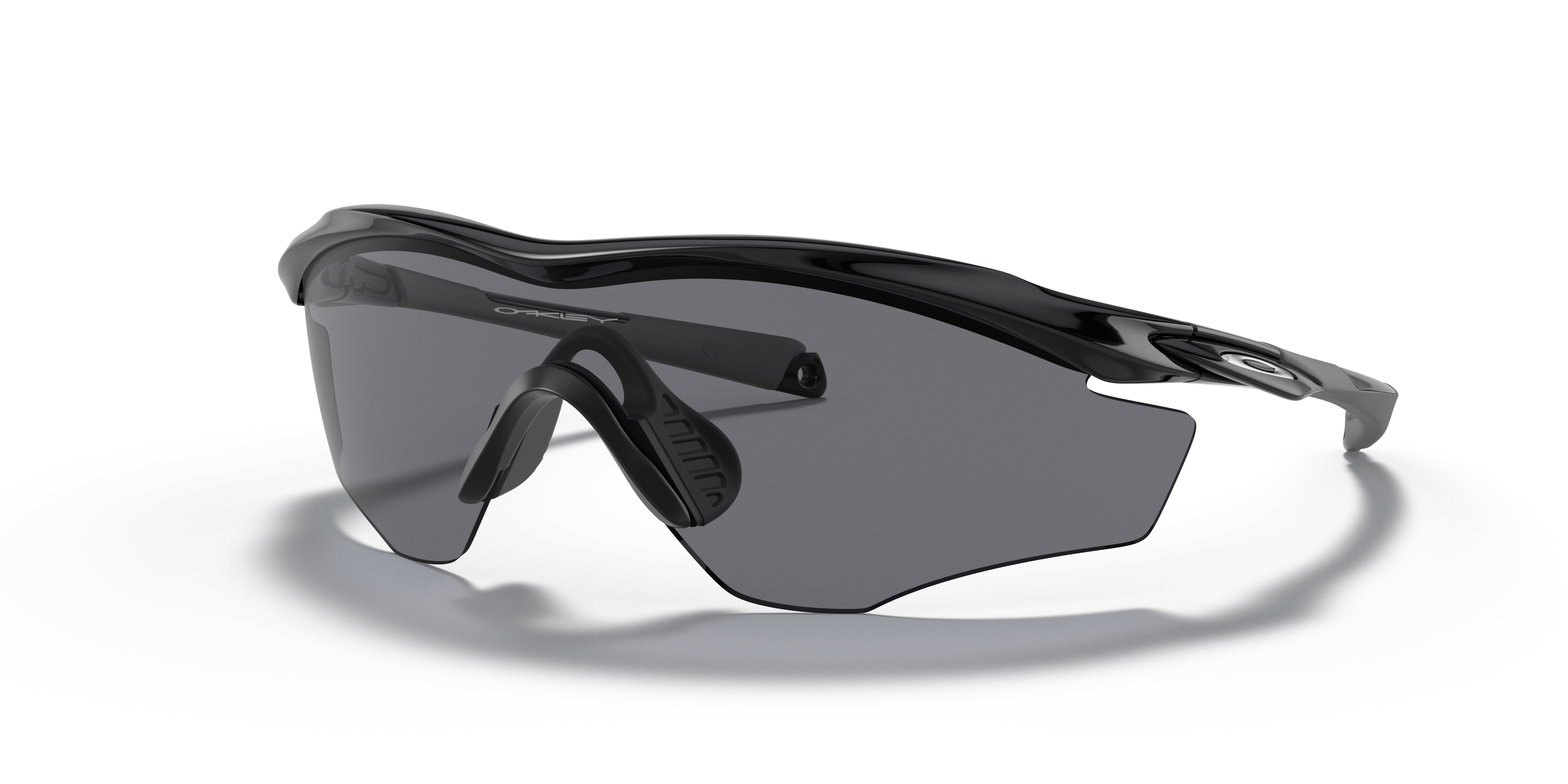 Oakley OO9343 M2 Frame XL Shield Sunglasses - Polished Black