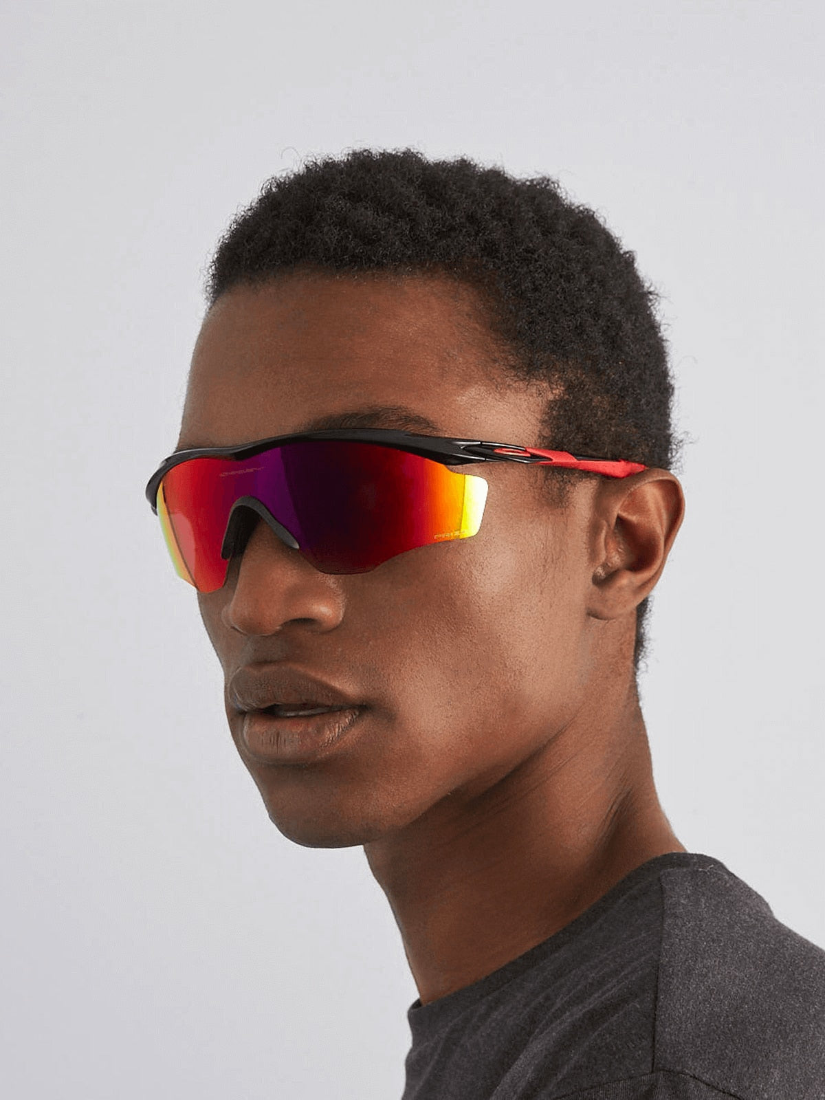 Oakley OO9343 M2 Frame XL Shield Sunglasses - Polished Black