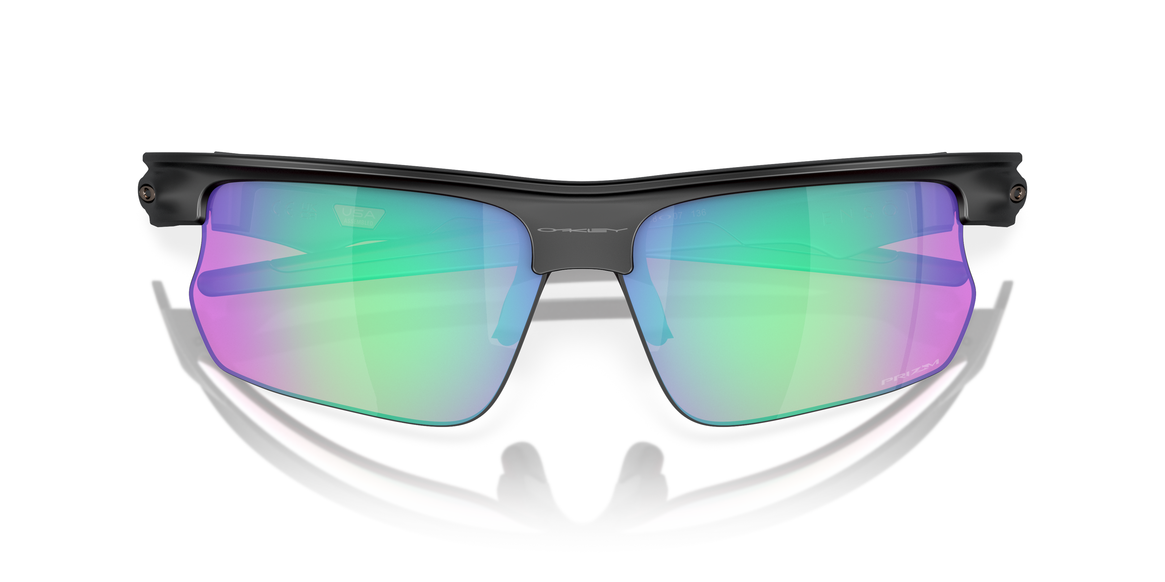 Oakley OO9400 BiSphaera Rectangle Sunglasses - Matte Black