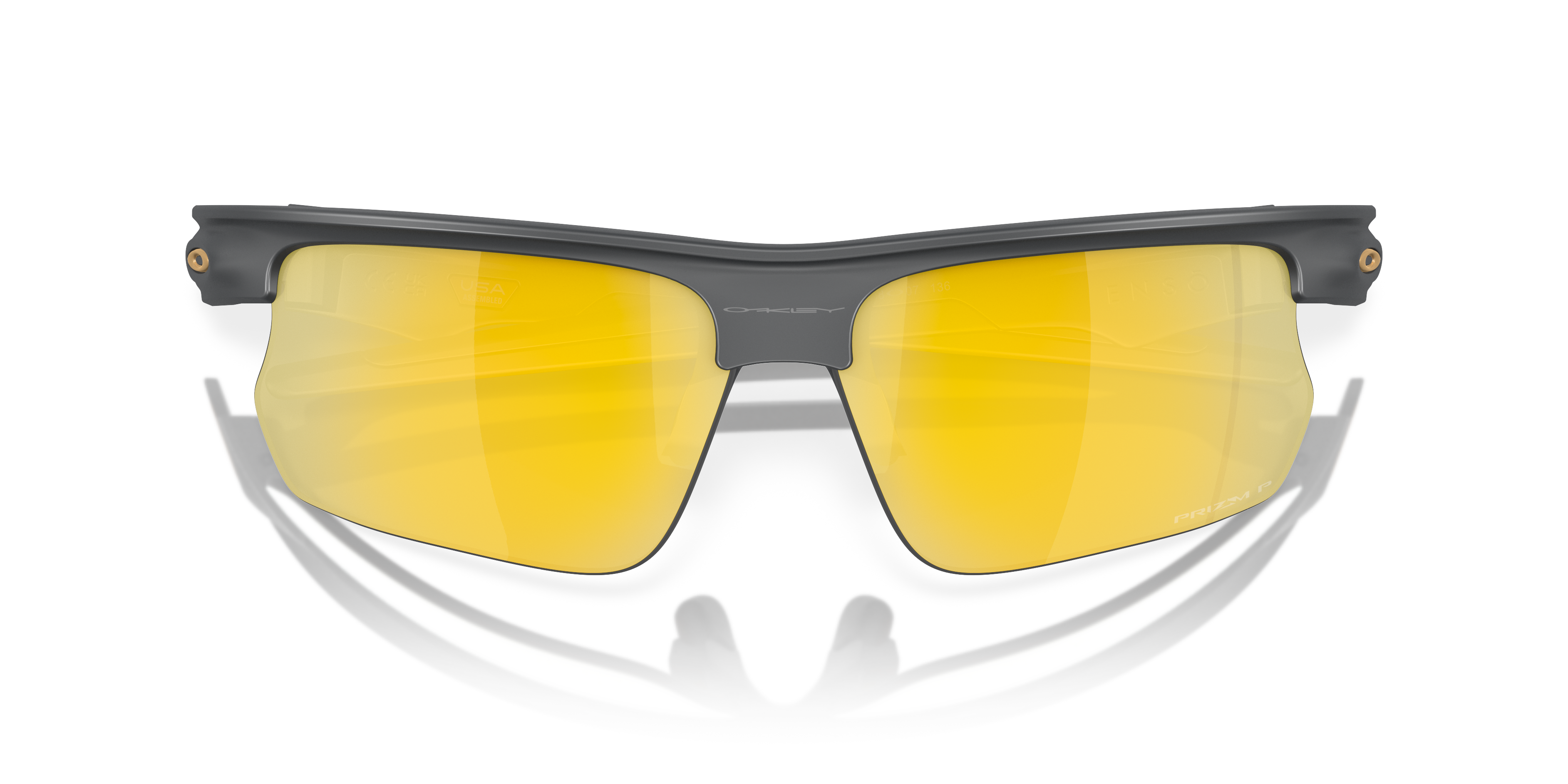 Oakley OO9400 BiSphaera Rectangle Sunglasses - Matte Black