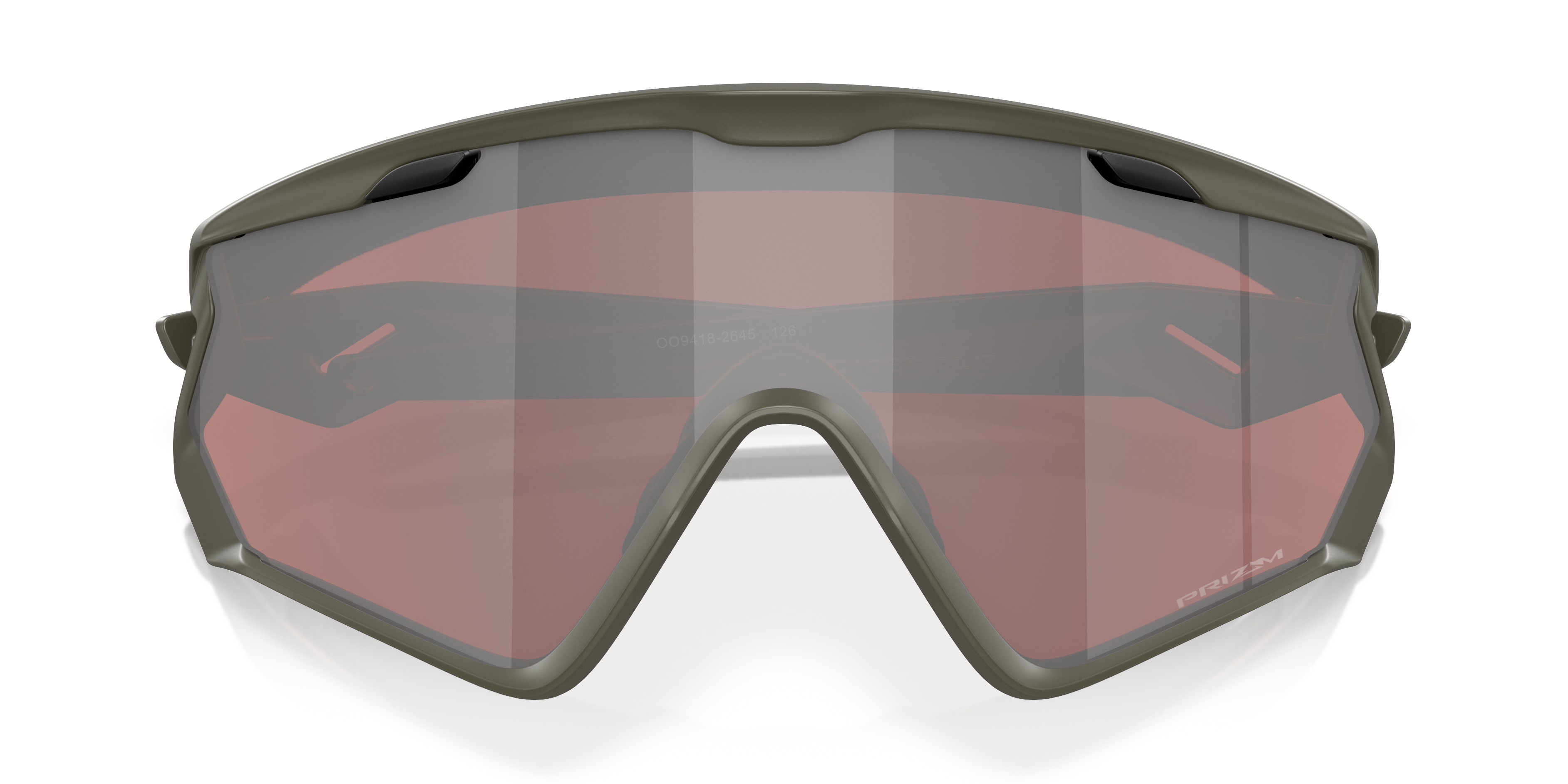 Oakley OO9418 Wind Jacket 2.0 Shield Sunglasses - Matte Translucent Stonewash