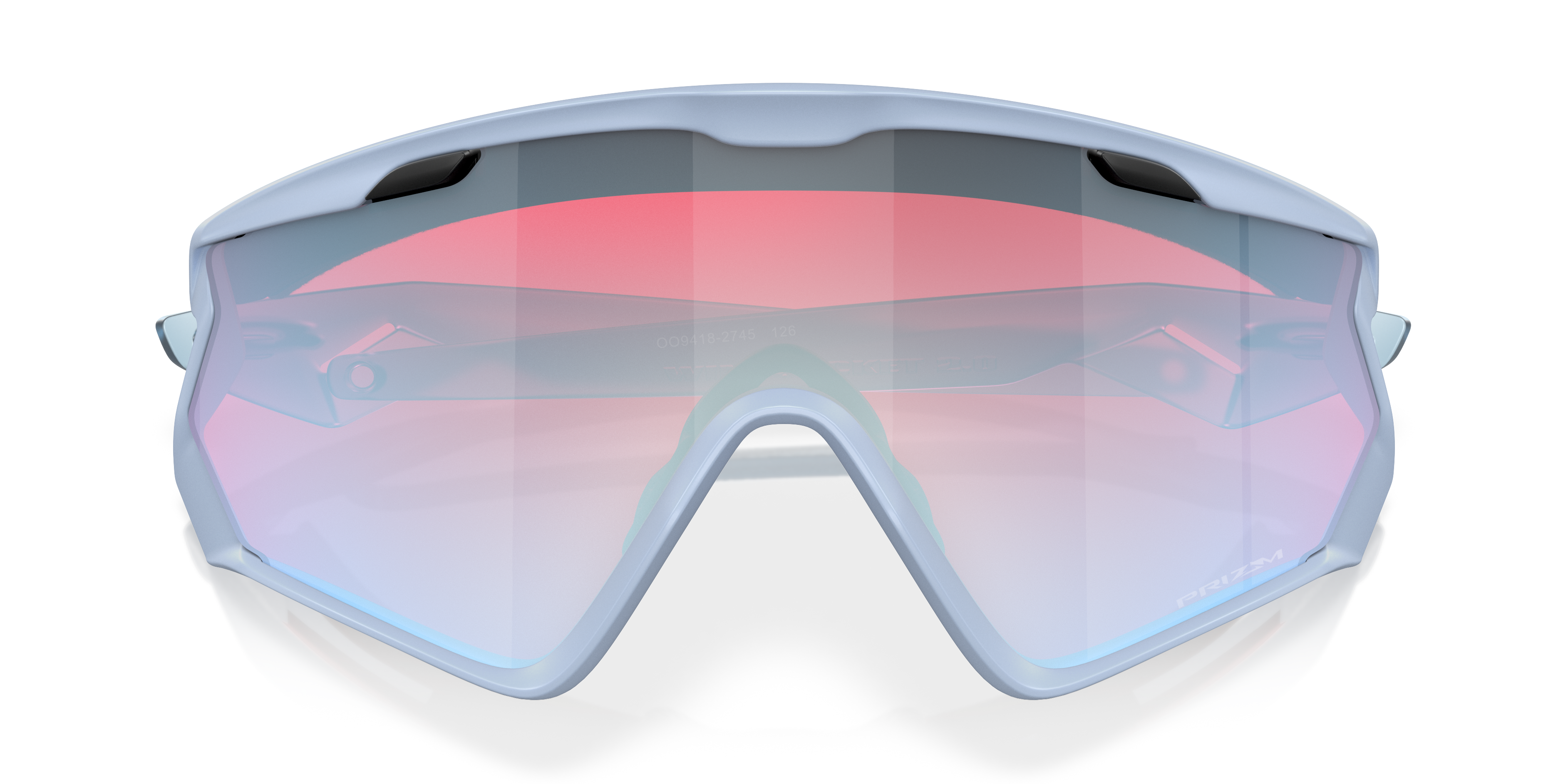 Oakley OO9418 Wind Jacket 2.0 Shield Sunglasses - Matte Translucent Stonewash