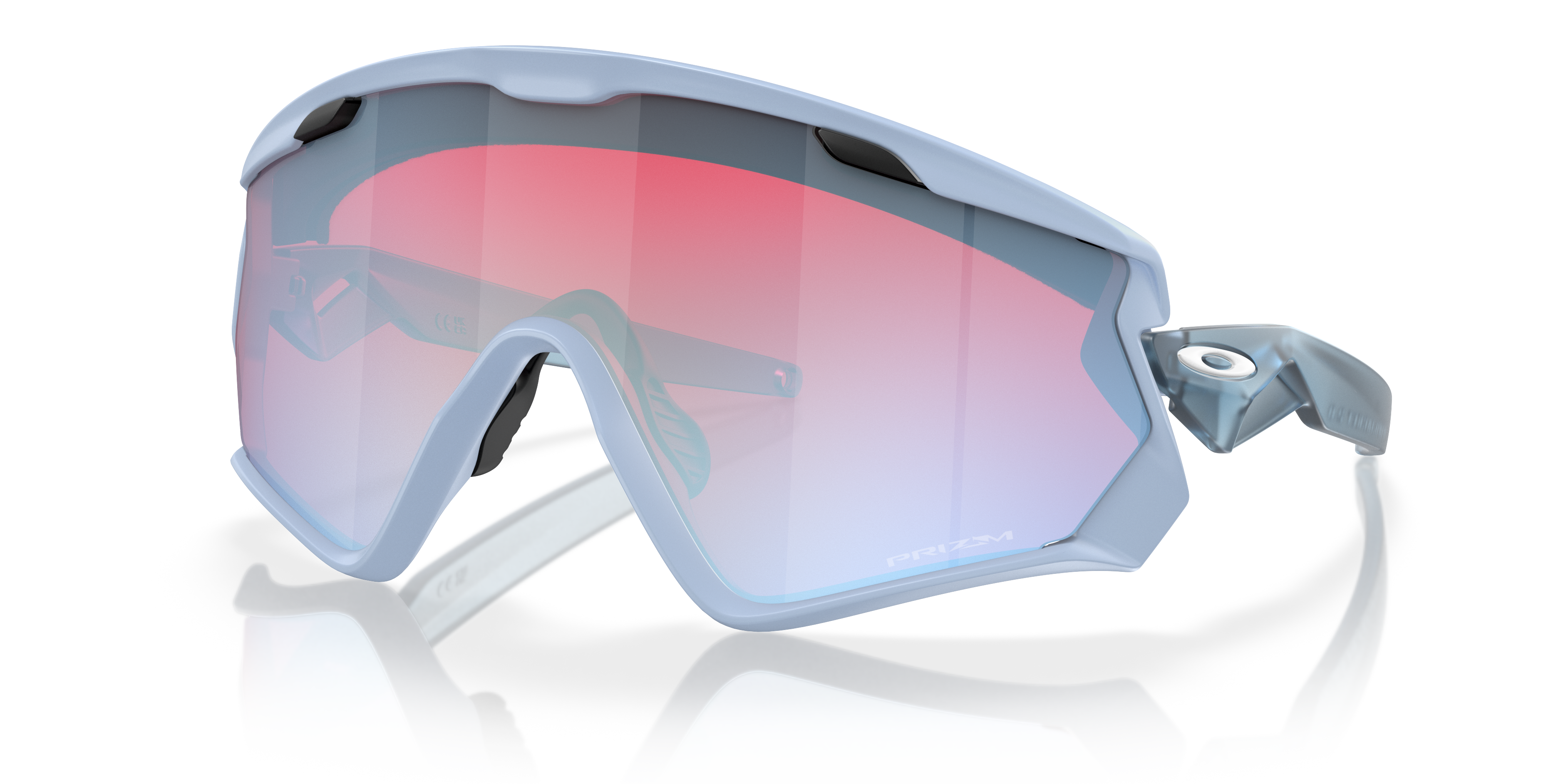Oakley OO9418 Wind Jacket 2.0 Shield Sunglasses - Matte Translucent Stonewash