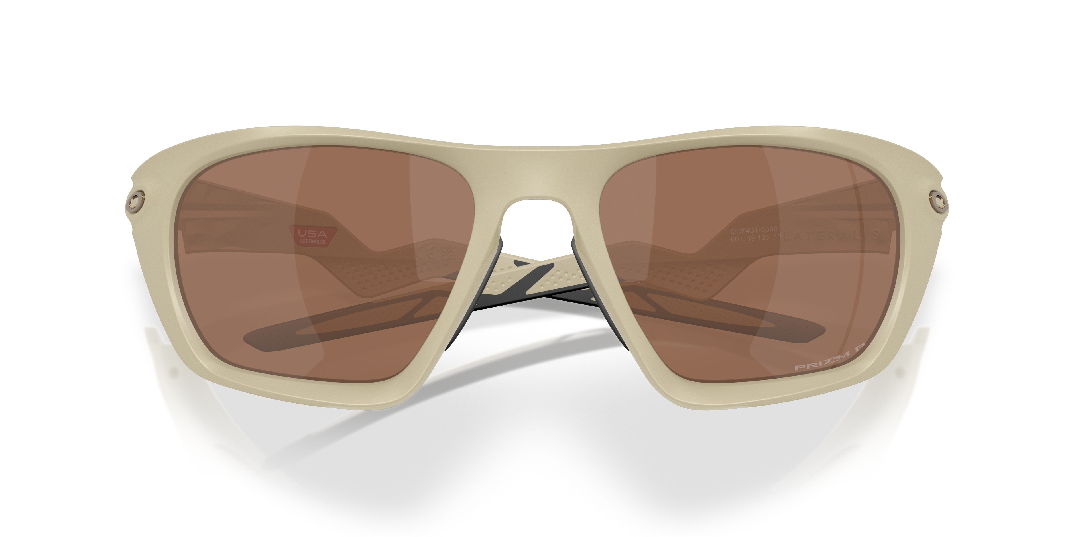 Oakley OO9431 Lateralis Rectangle Sunglasses - Matte Clear