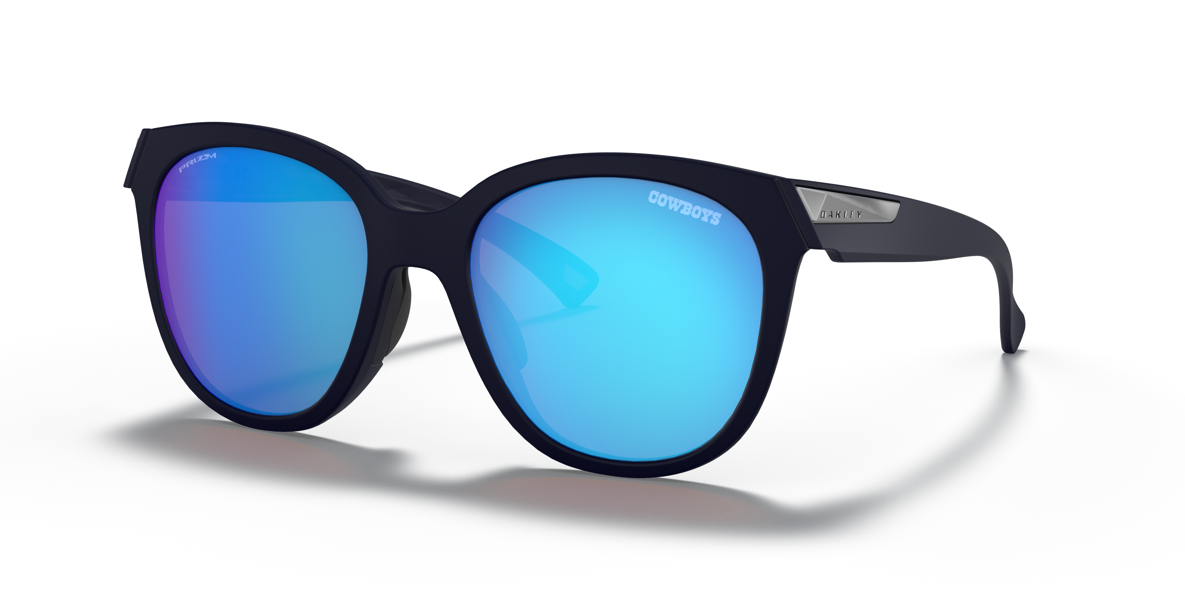Oakley OO9433 Dallas Cowboys Low Key Round Sunglasses