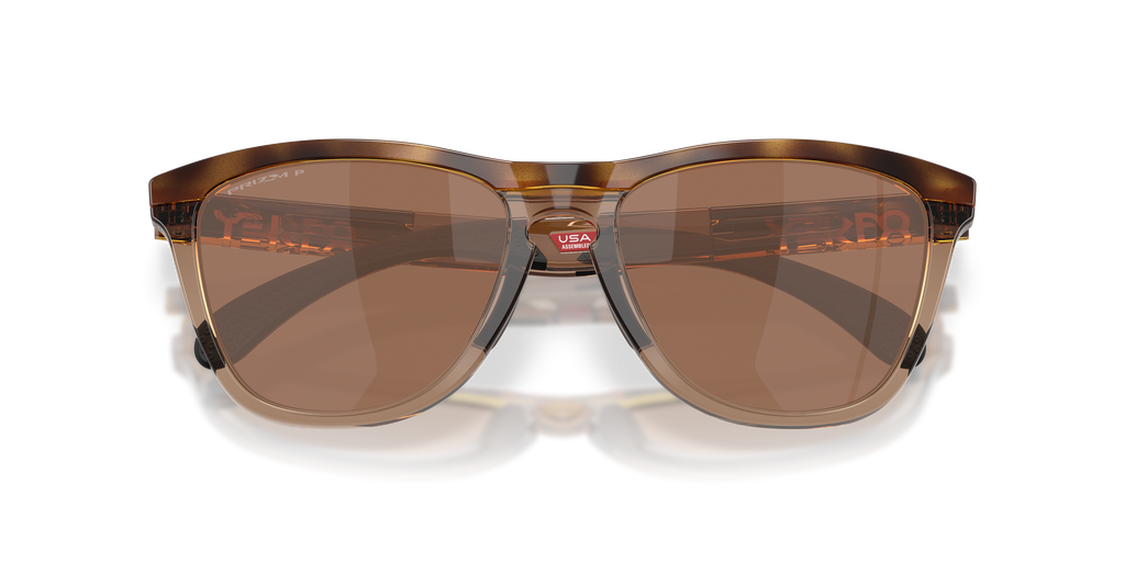 Oakley OO9503 Frogskins Range XL Round Sunglasses - Brown Tortoise Brown Smoke