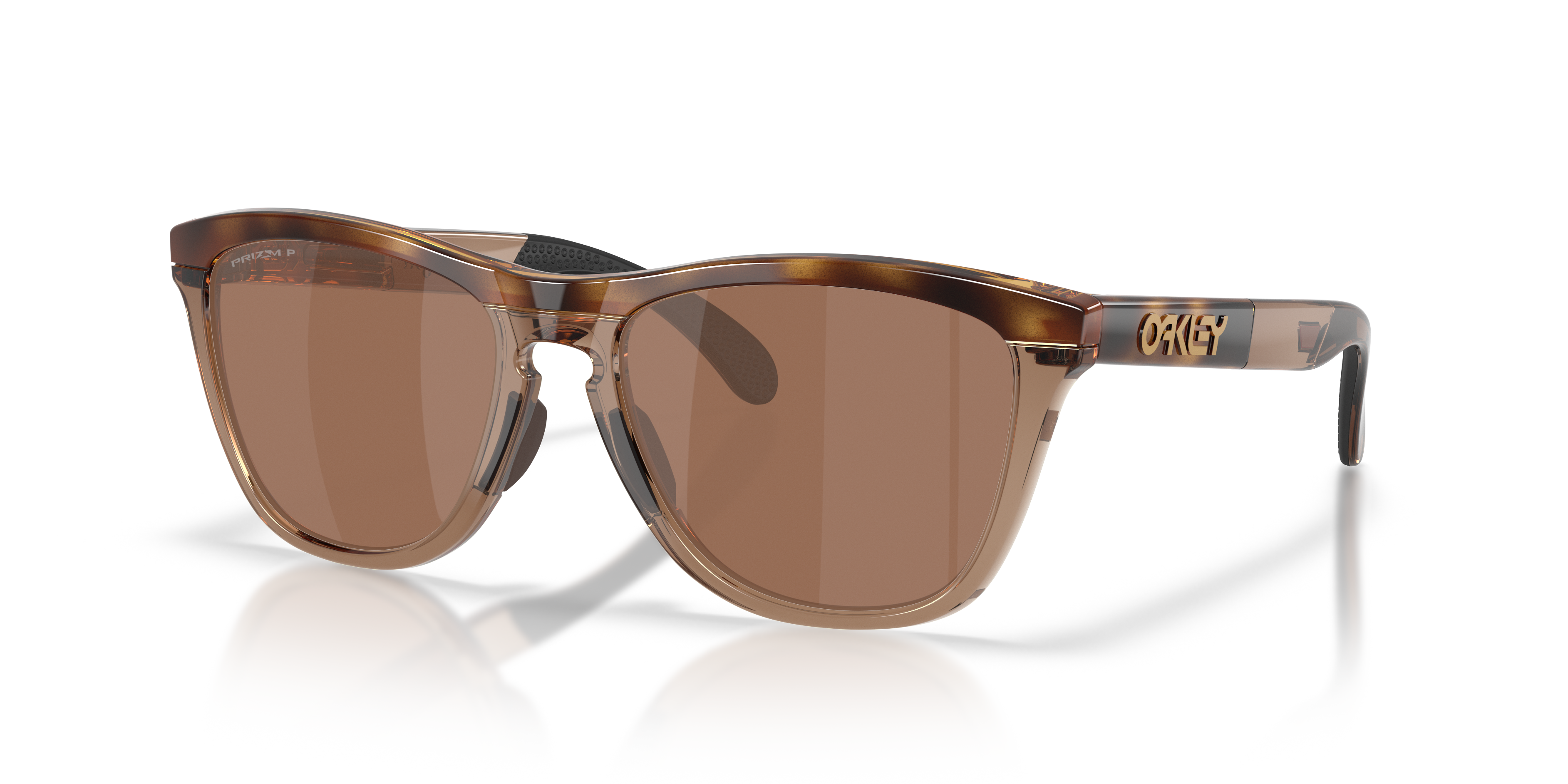 Oakley OO9503 Frogskins Range XL Round Sunglasses - Brown Tortoise Brown Smoke