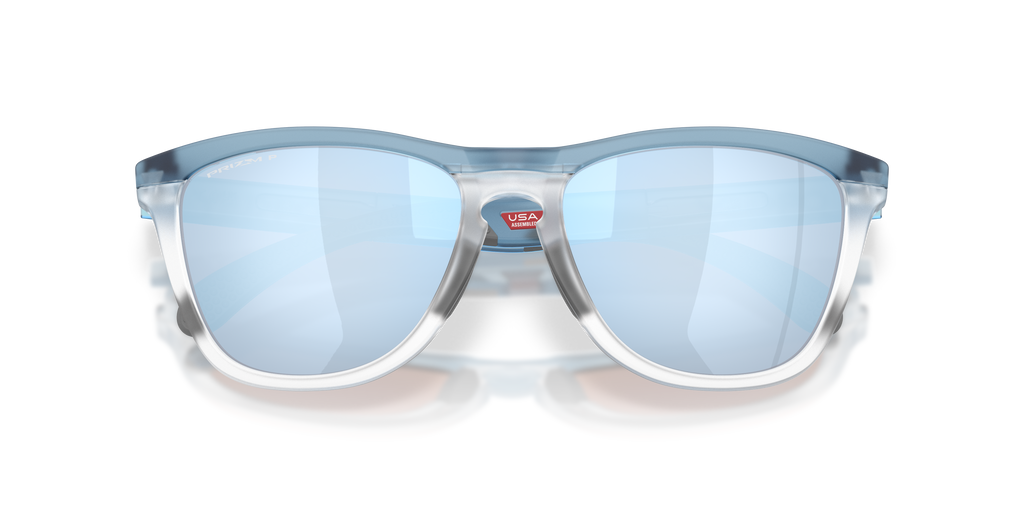 Oakley OO9503 Frogskins Range XL Round Sunglasses - Transparent Stonewash Clear