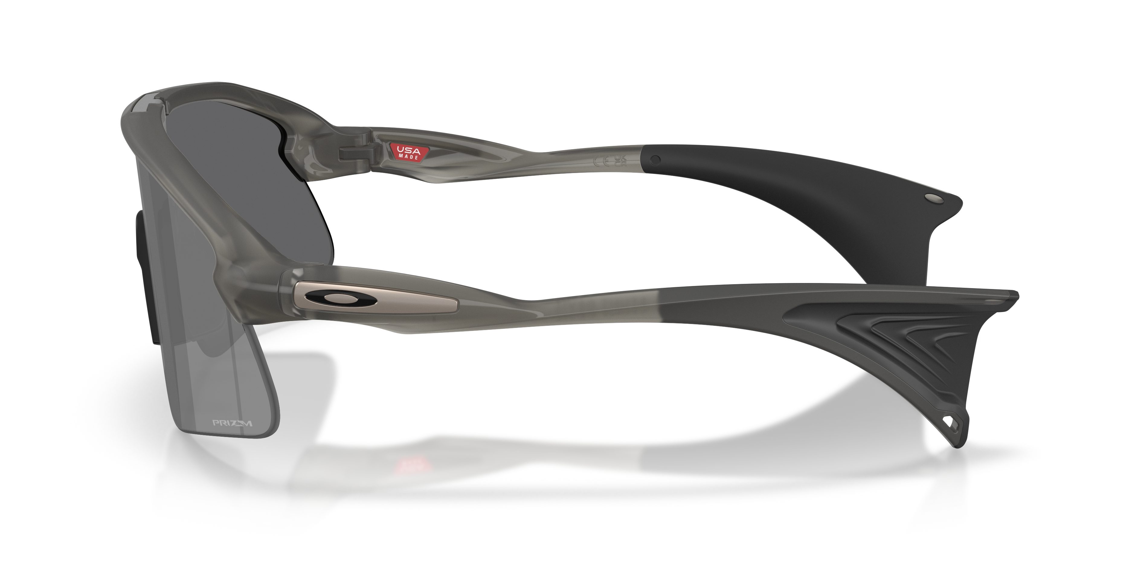 Oakley OO9517 Stunt Devil Rectangle Sunglasses - Grey Smoke