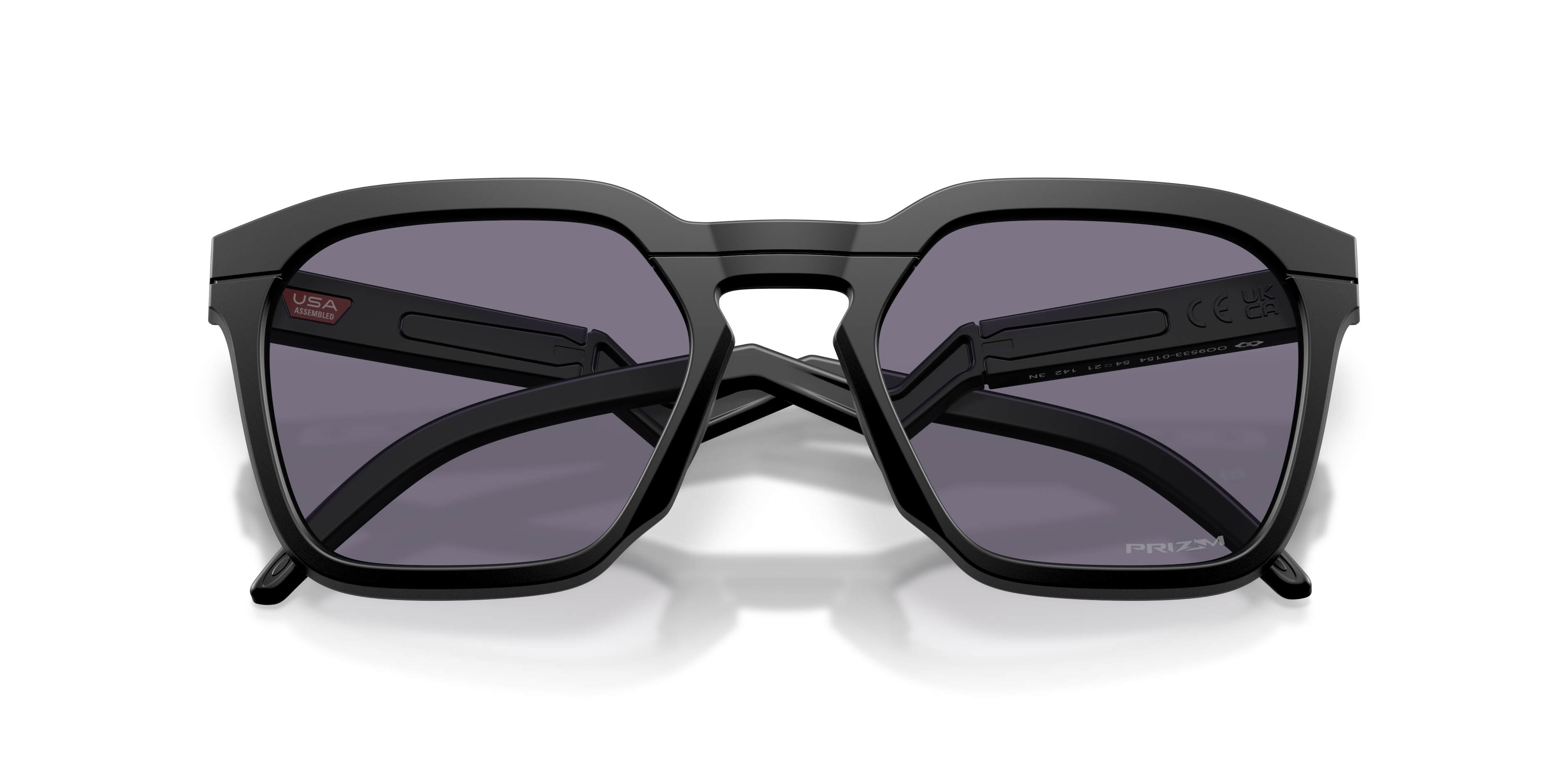 Oakley OO9533 HSTN SQ Square Sunglasses - Matte Black