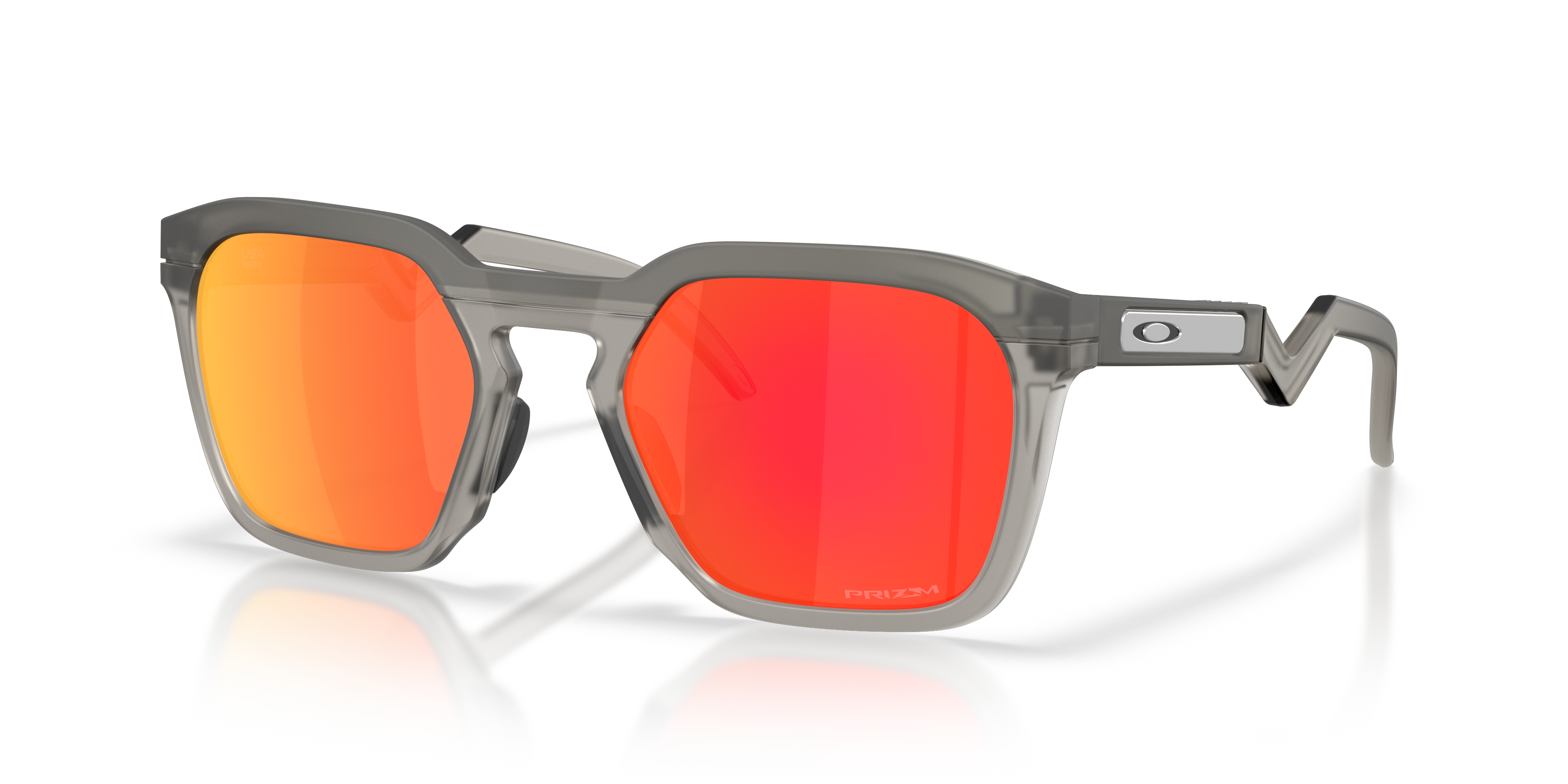 Oakley OO9533 HSTN SQ Square Sunglasses - Matte Black
