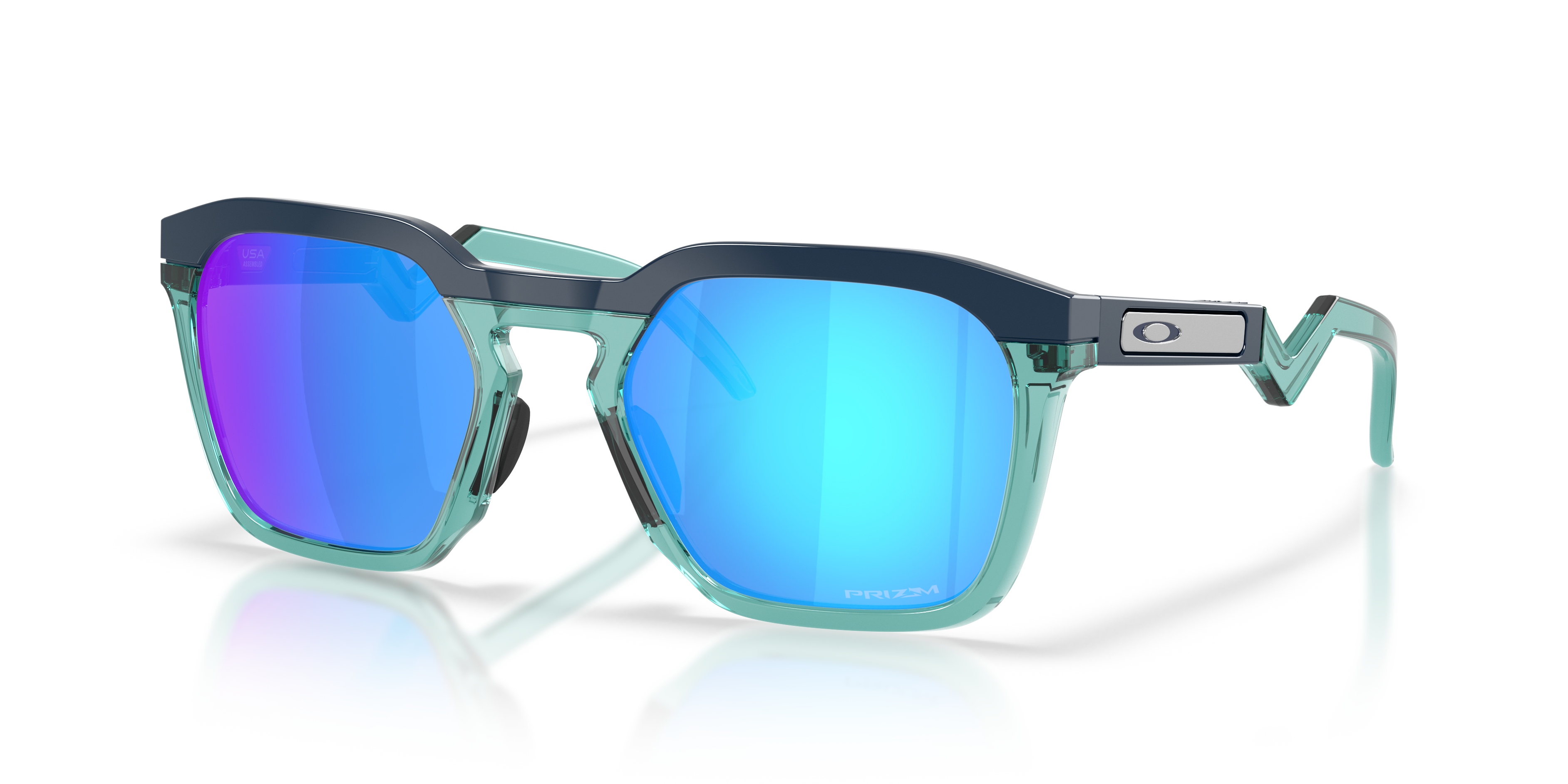 Oakley OO9533 HSTN SQ Square Sunglasses - Matte Black