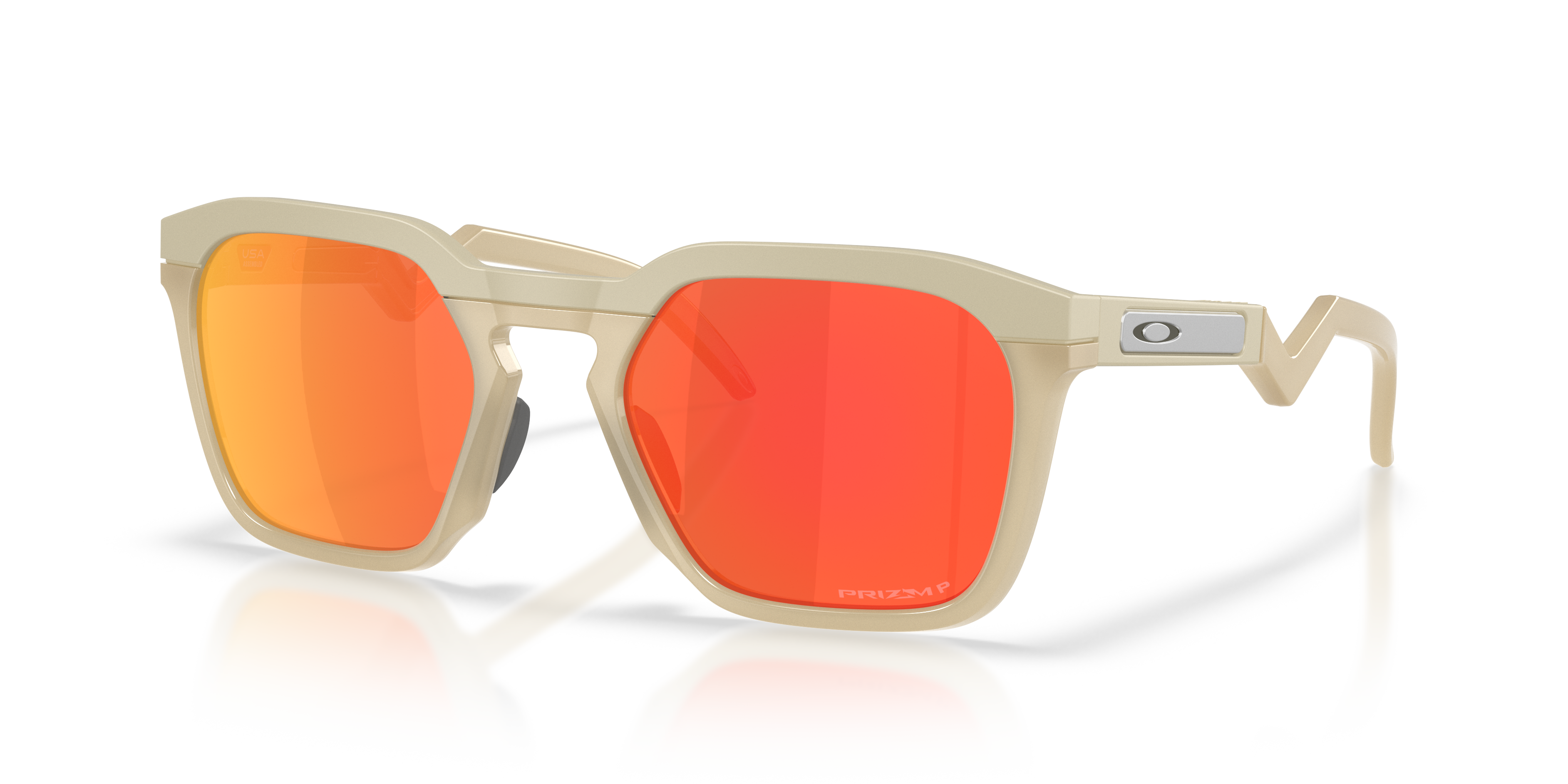 Oakley OO9533 HSTN SQ Square Sunglasses - Matte Sand