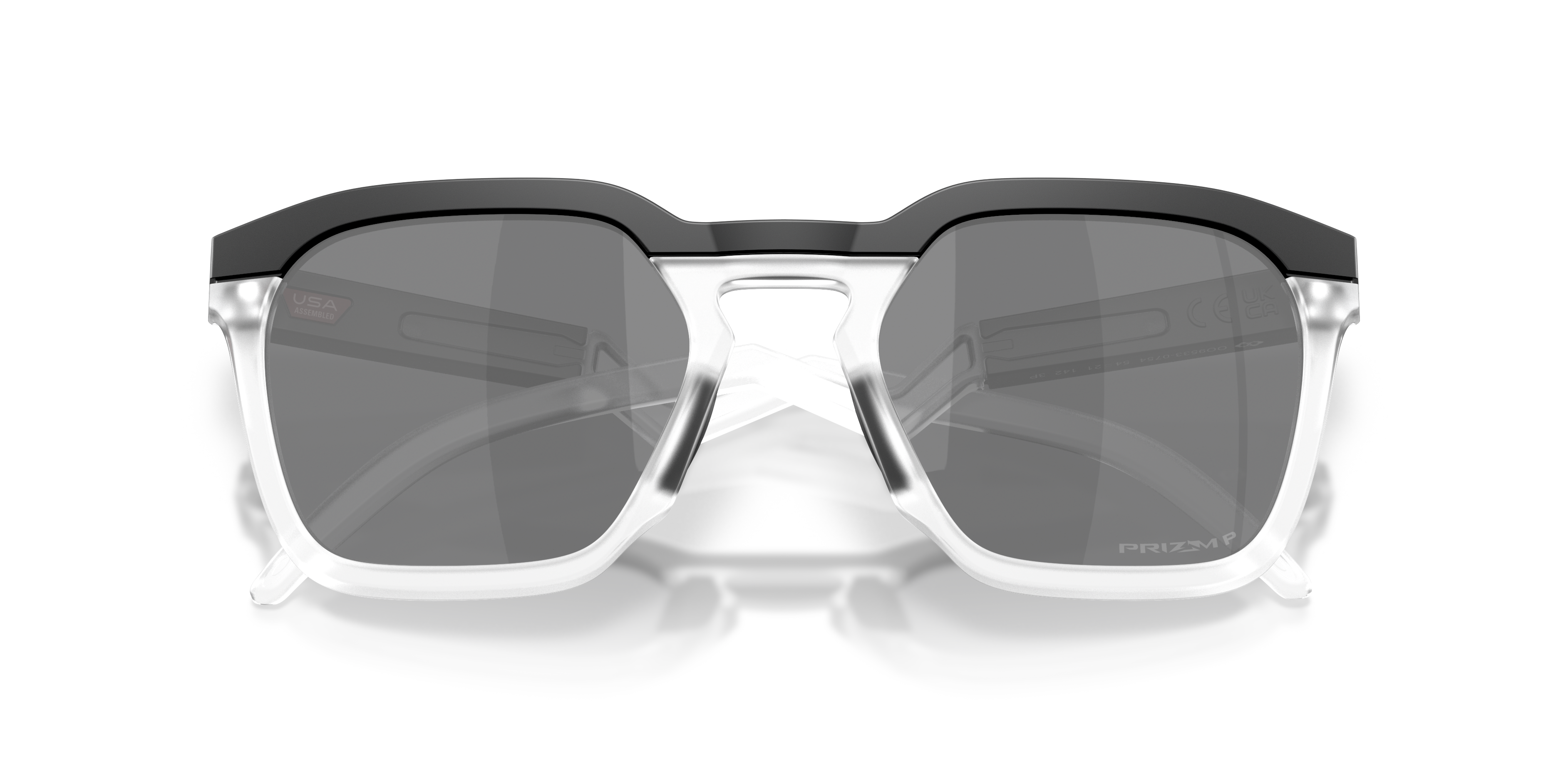 Oakley OO9533 HSTN SQ Square Sunglasses - Matte Grey Smoke