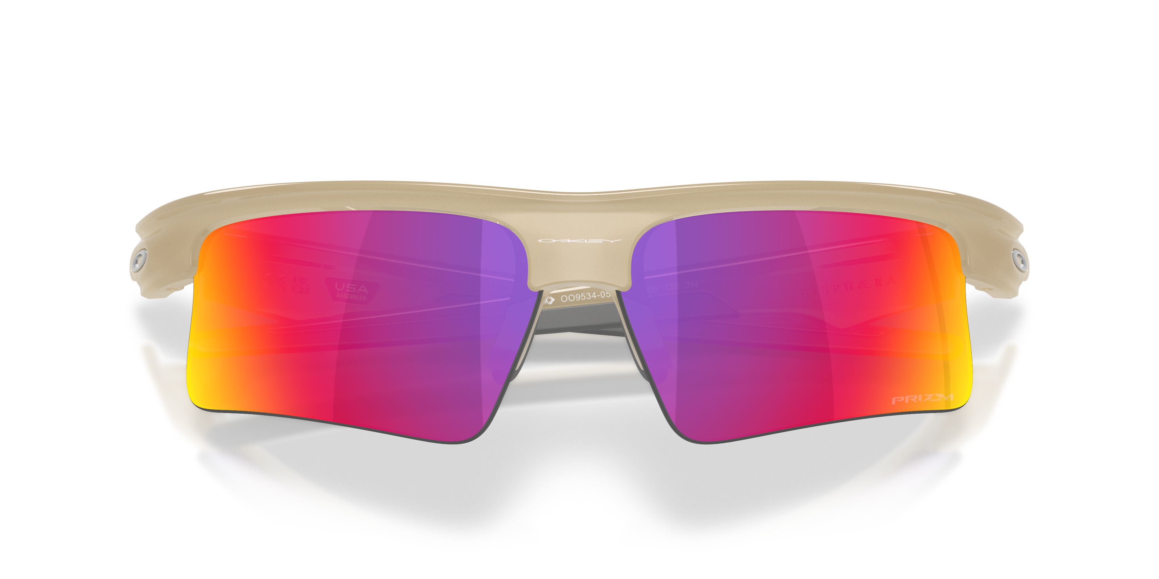 Oakley OO9534 Bisphaera Speed Rectangle Sunglasses - Transparent Abyss