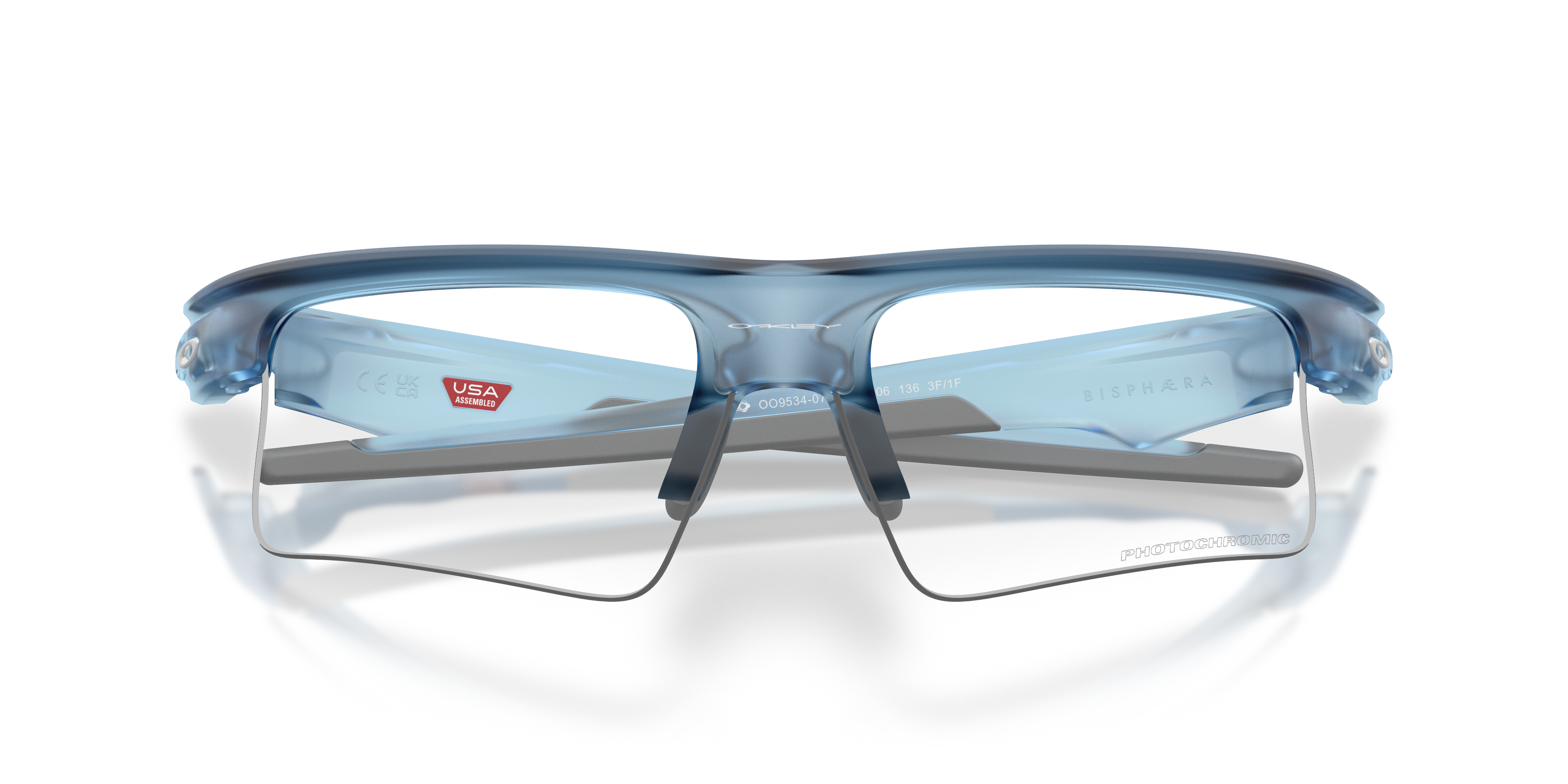 Oakley OO9534 Bisphaera Speed Rectangle Sunglasses - Matte Mist