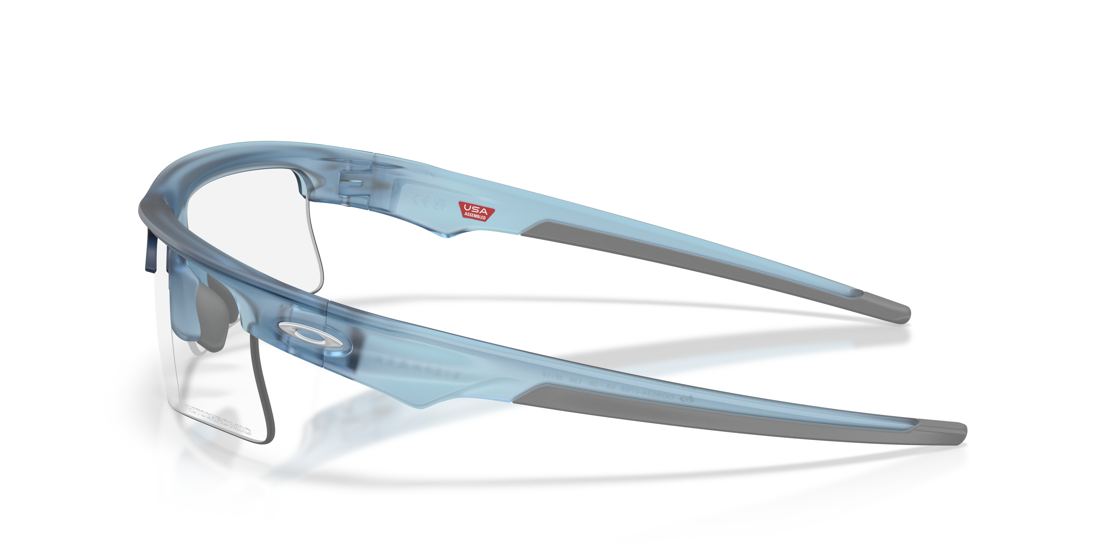 Oakley OO9534 Bisphaera Speed Rectangle Sunglasses - Matte Trans Stonewash