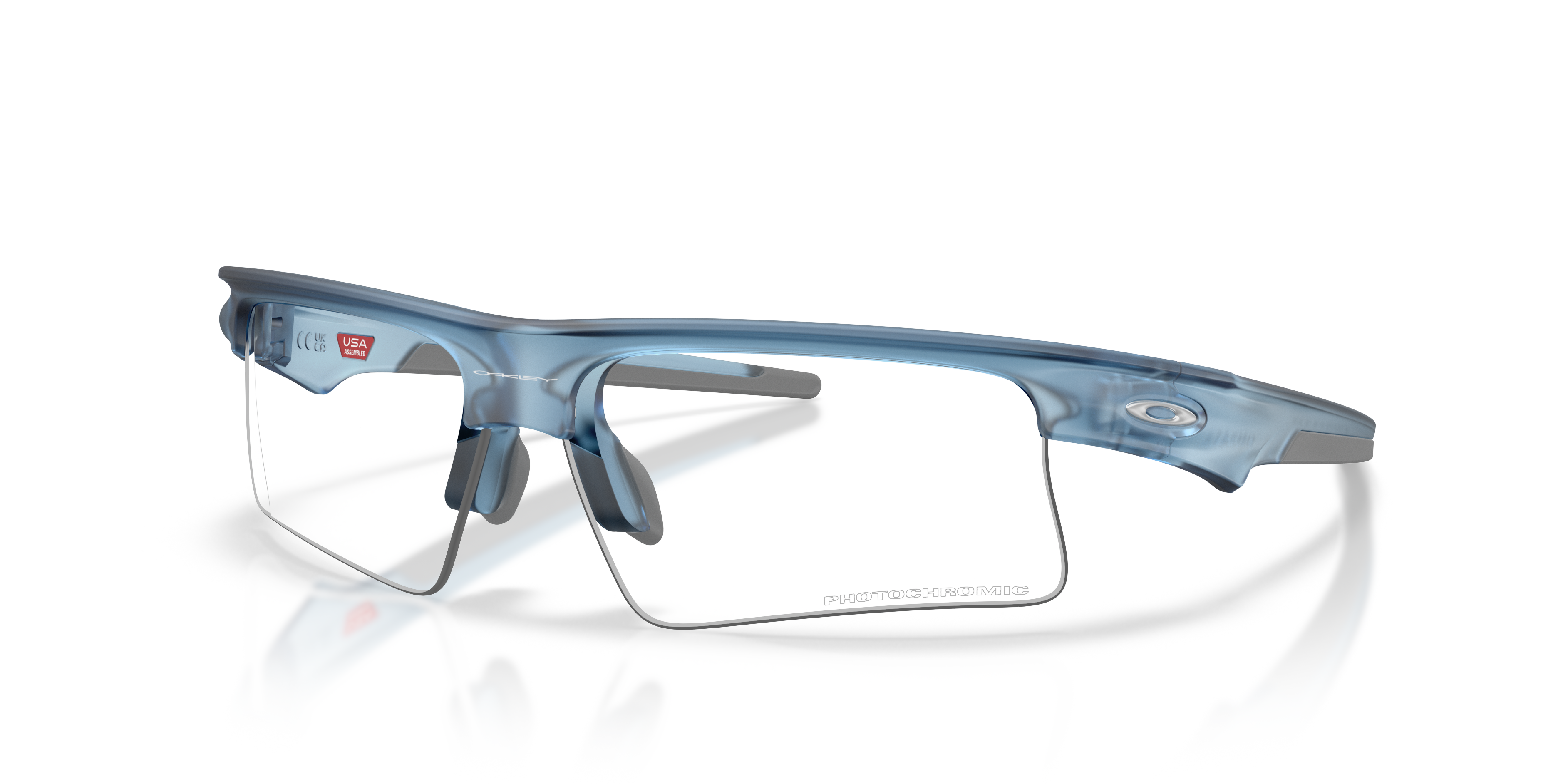 Oakley OO9534 Bisphaera Speed Rectangle Sunglasses - Matte Trans Stonewash