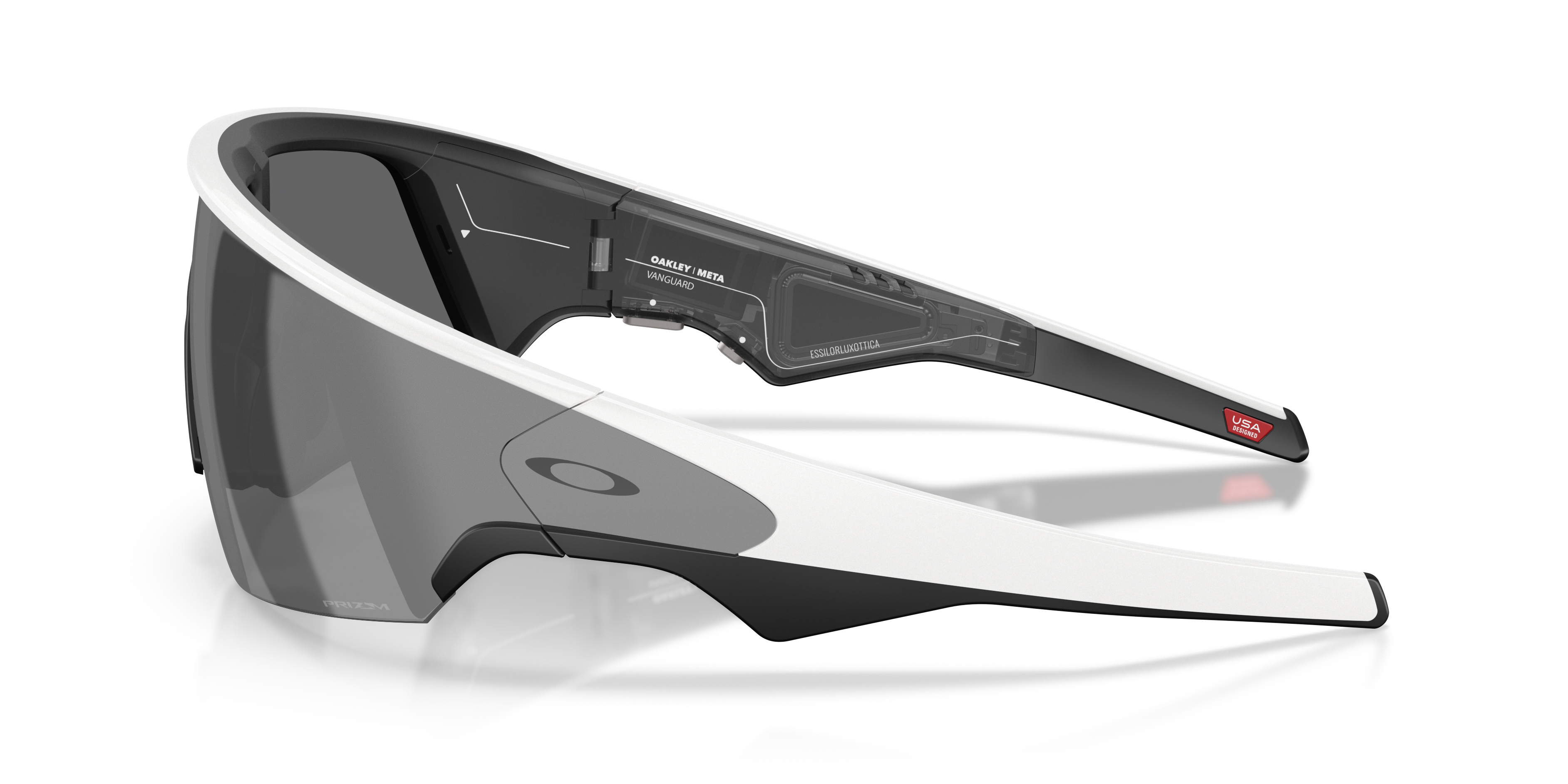 Oakley Oakley Meta Vanguard Rectangle Sunglasses - Black