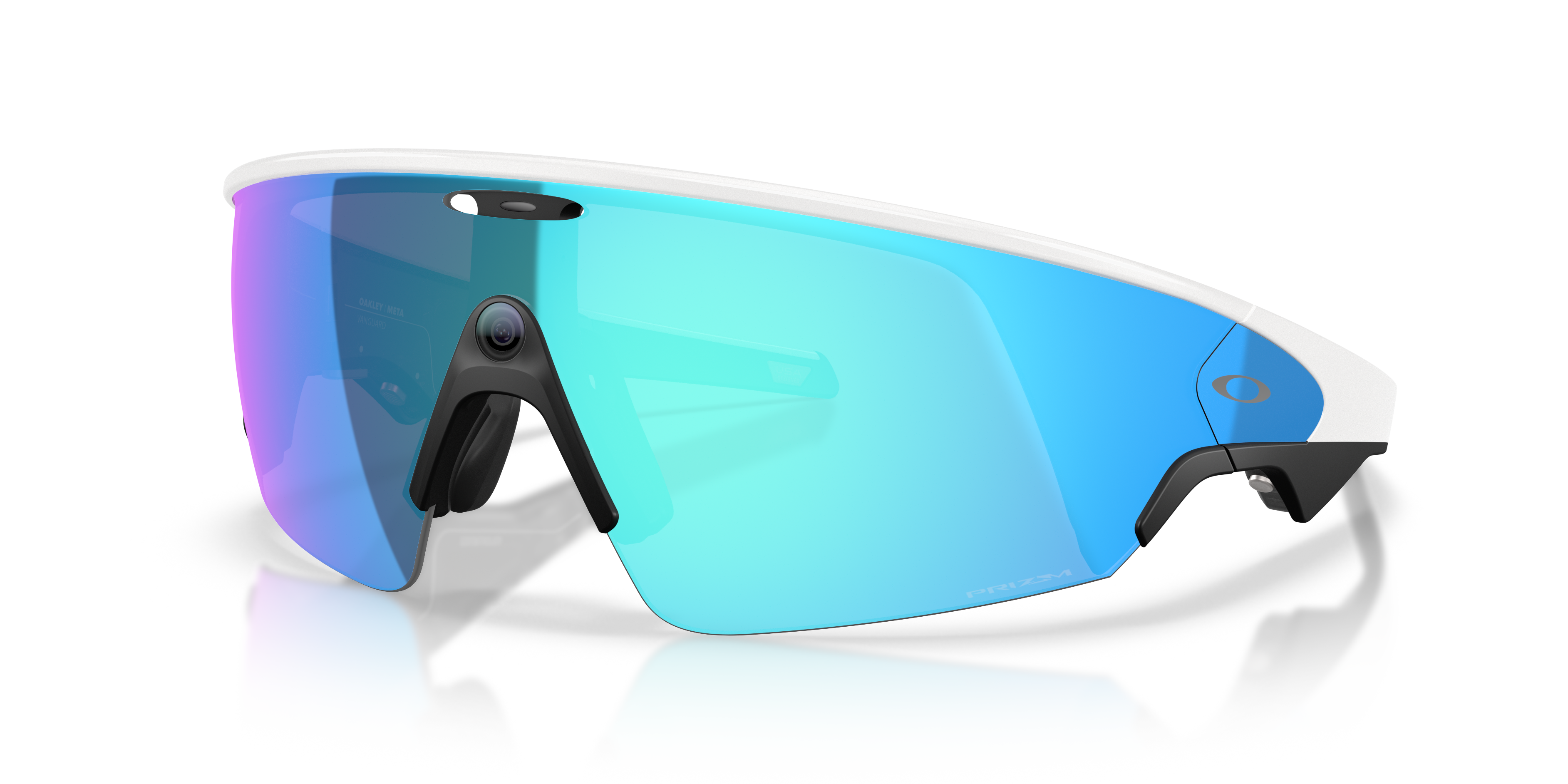 Oakley Oakley Meta Vanguard Rectangle Sunglasses - White
