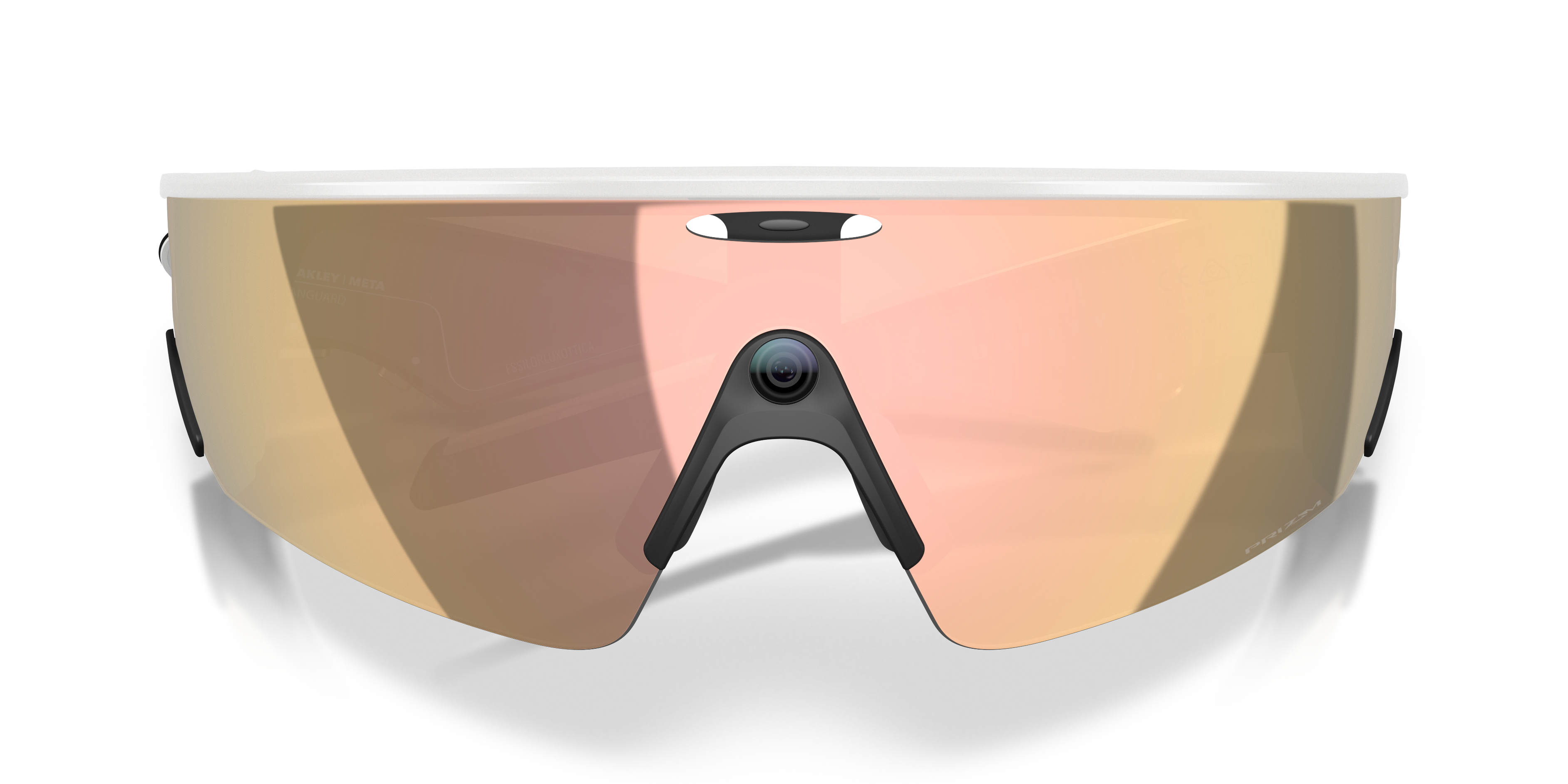 Oakley Oakley Meta Vanguard Rectangle Sunglasses - White