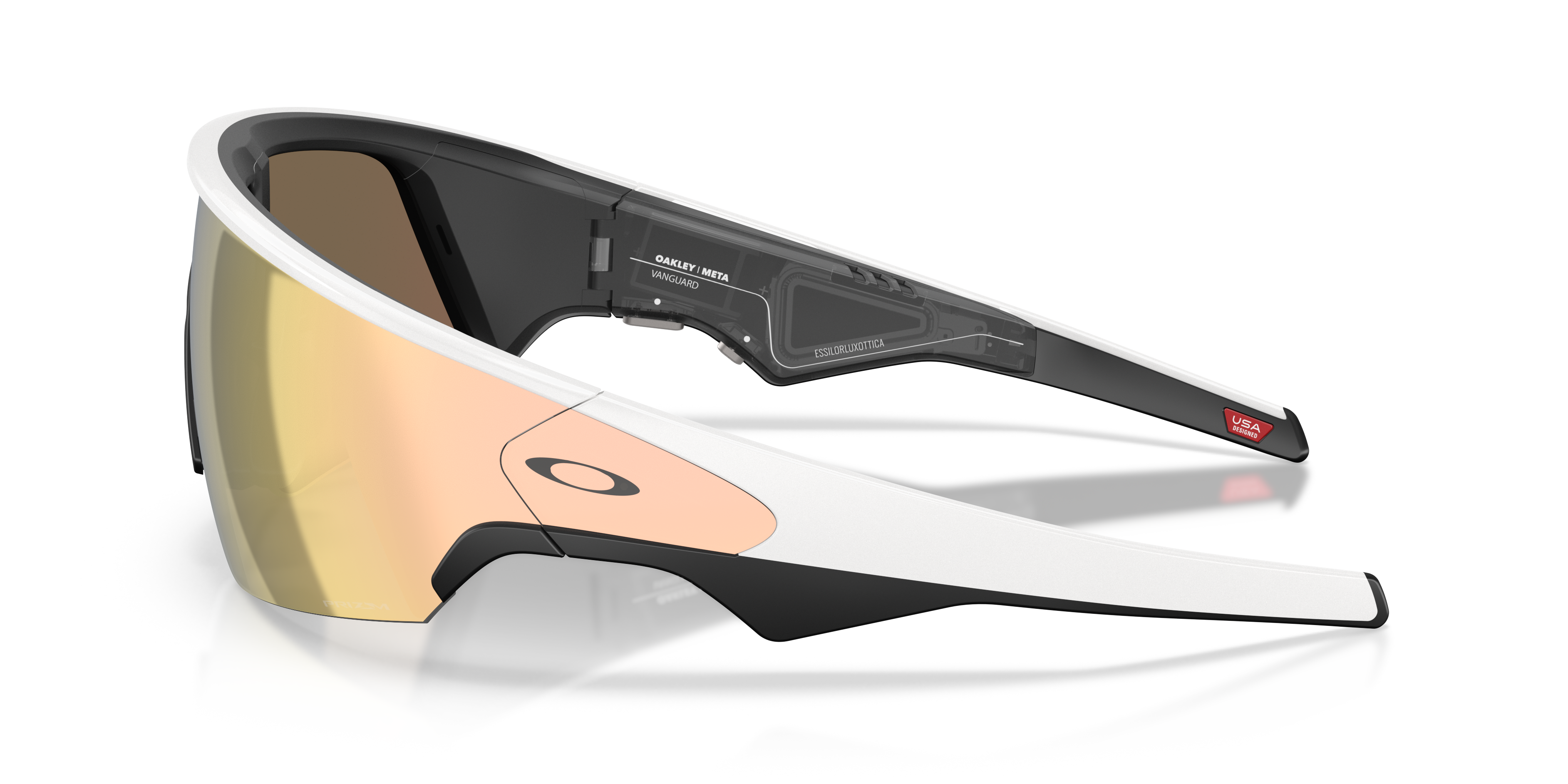 Oakley Oakley Meta Vanguard Rectangle Sunglasses - Black
