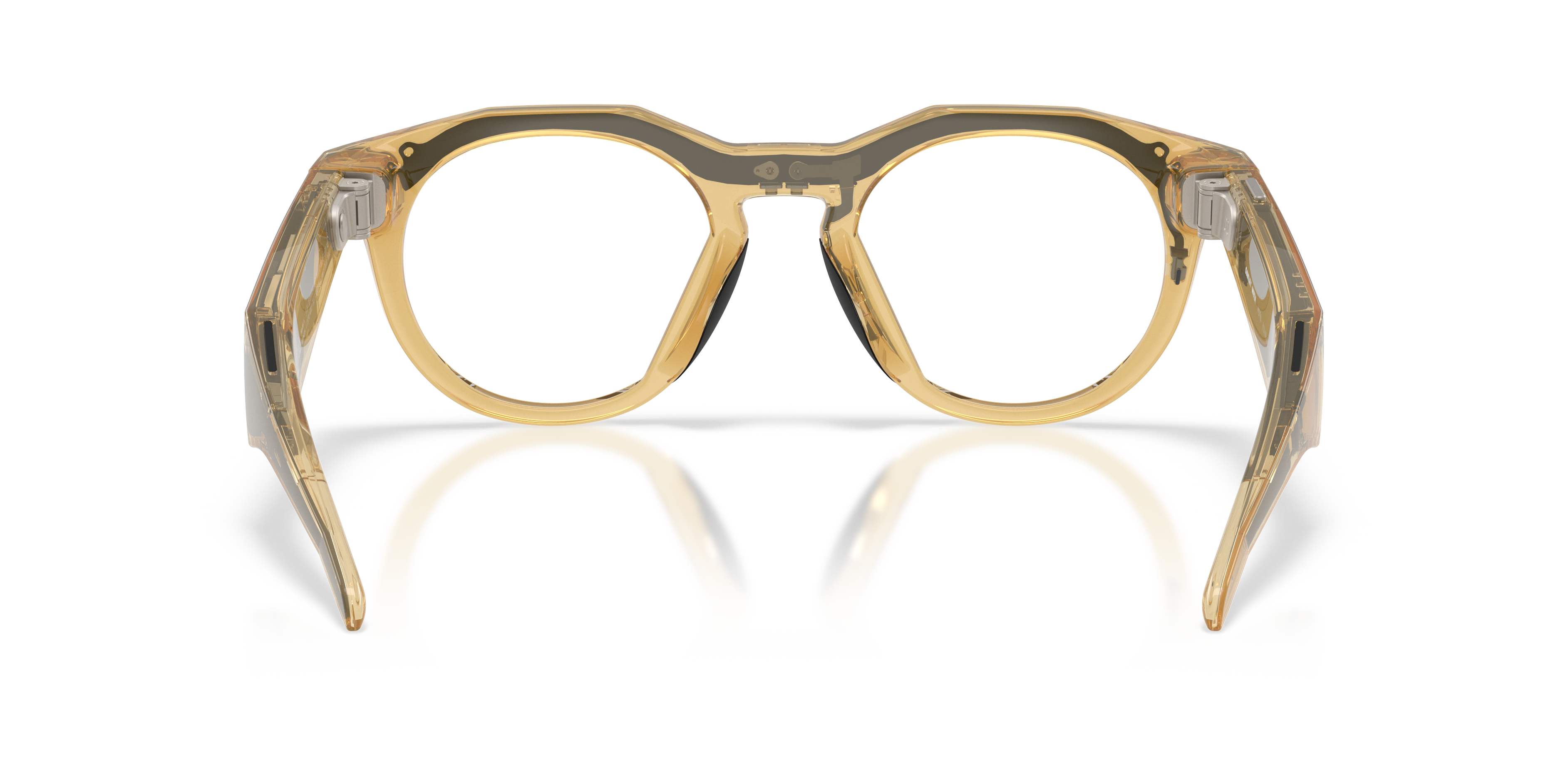 Oakley Oakley Meta HSTN Round Sunglasses - Light Curry